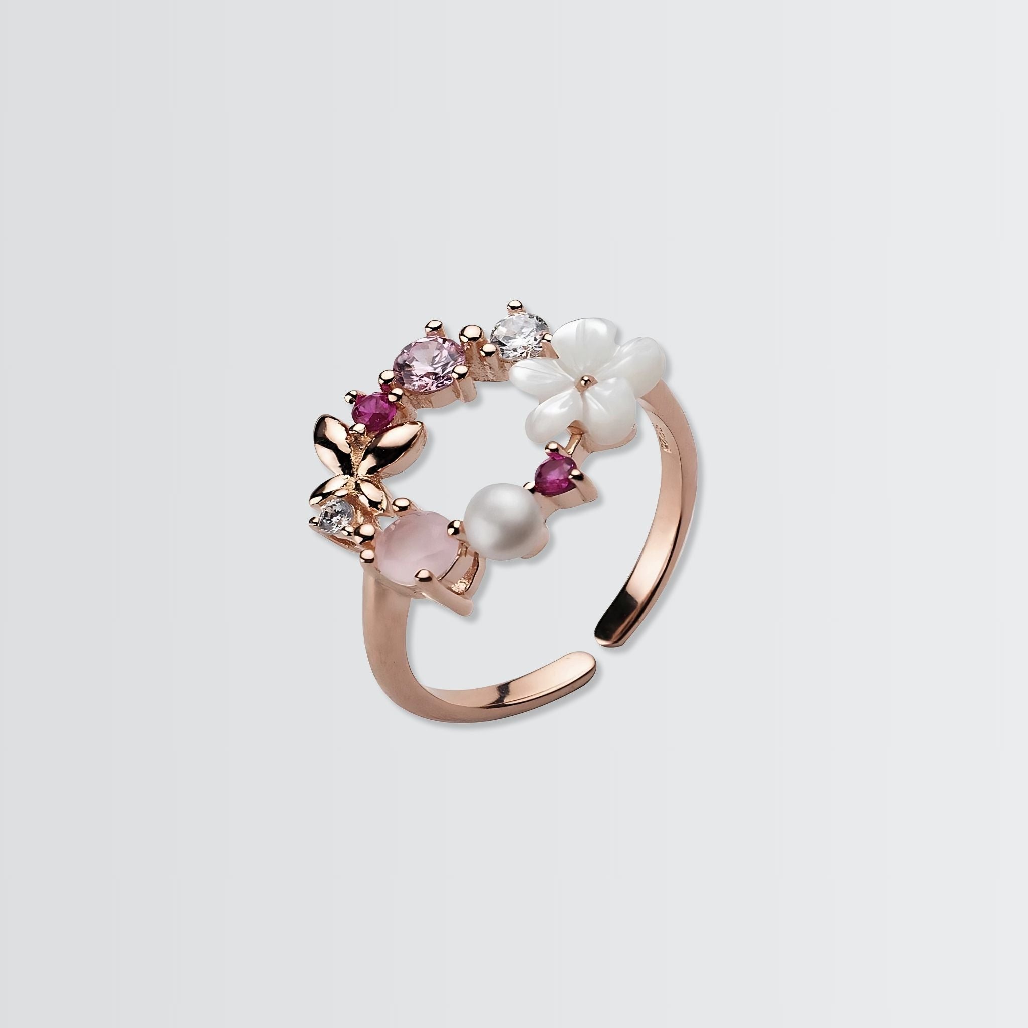 Embellished Garland Ring - jewellery by BLINGLANE