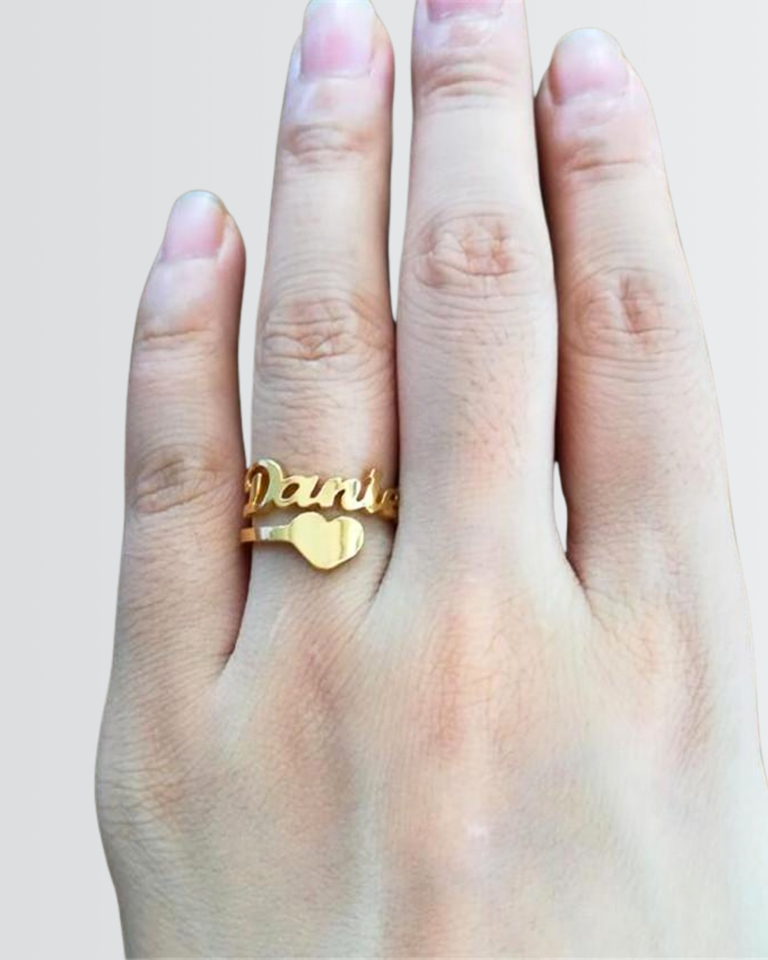Personalize Your LGBTQIA2S+ Name & Heart Ring