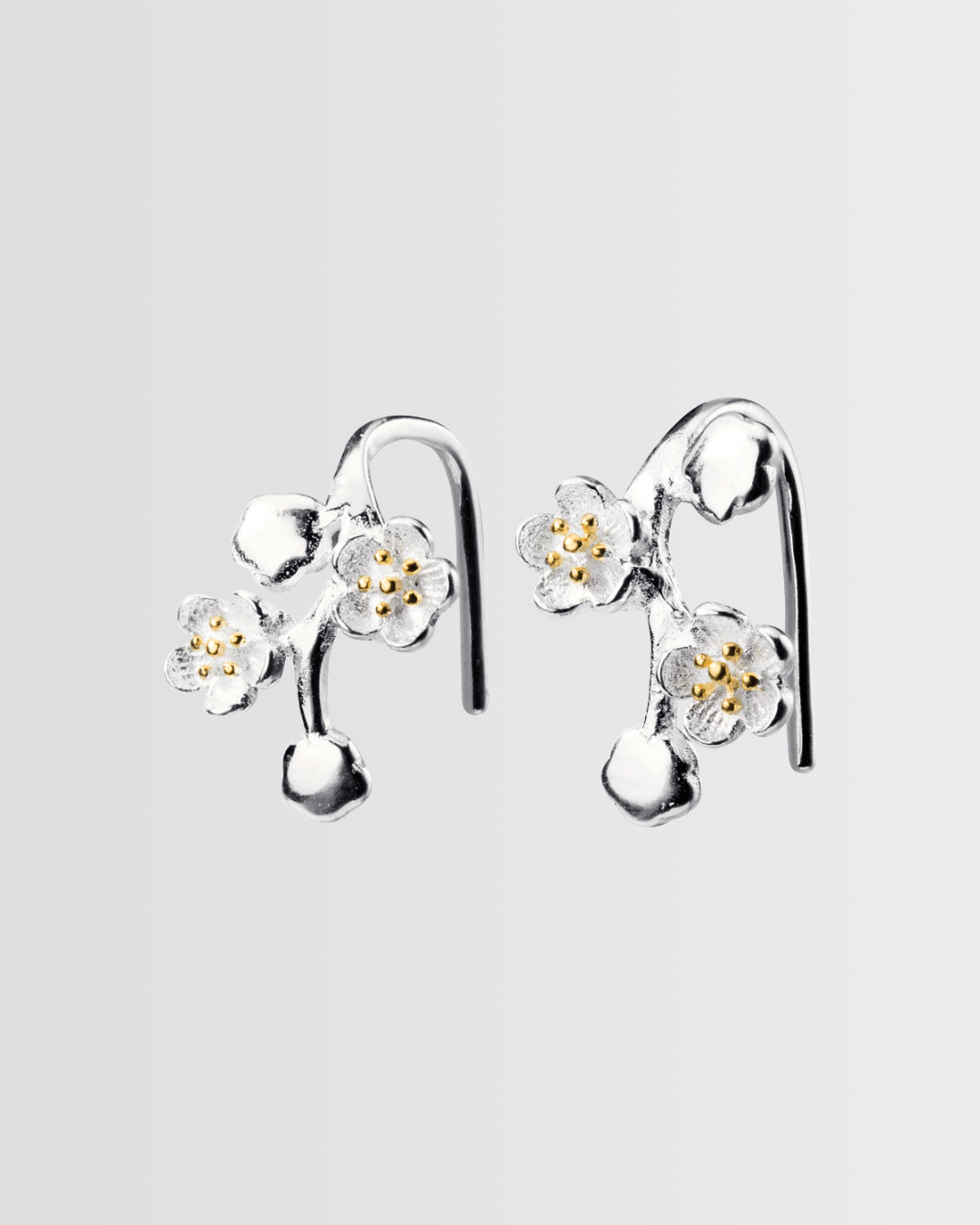 Framed In Flora Mini Hoops - jewellery by BLINGLANE