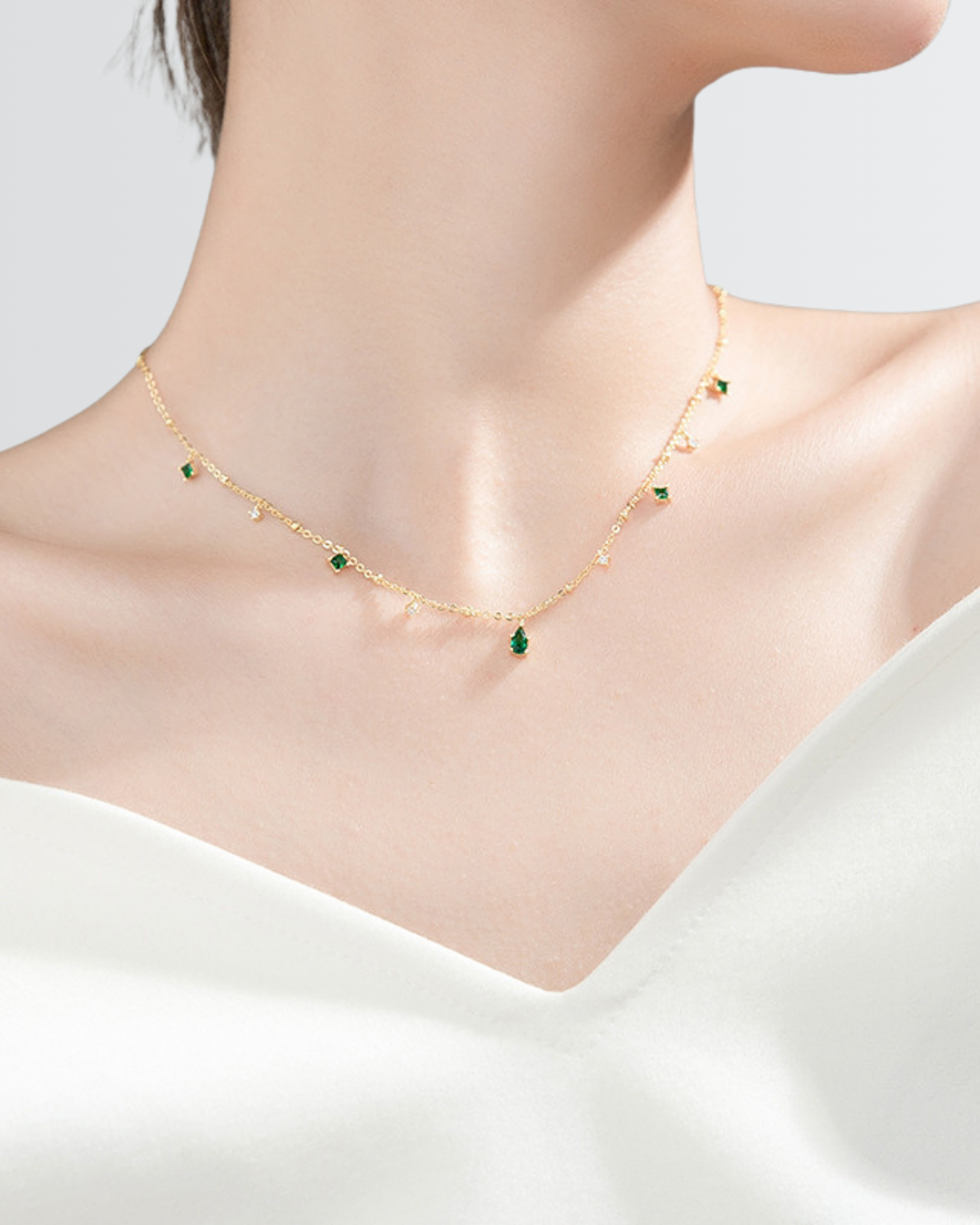 The Silken Edge Minimal Necklace