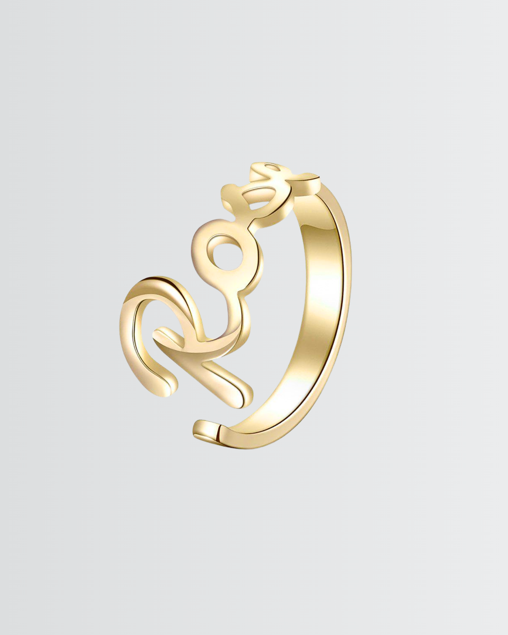 Personalize Your Name Bold Ring