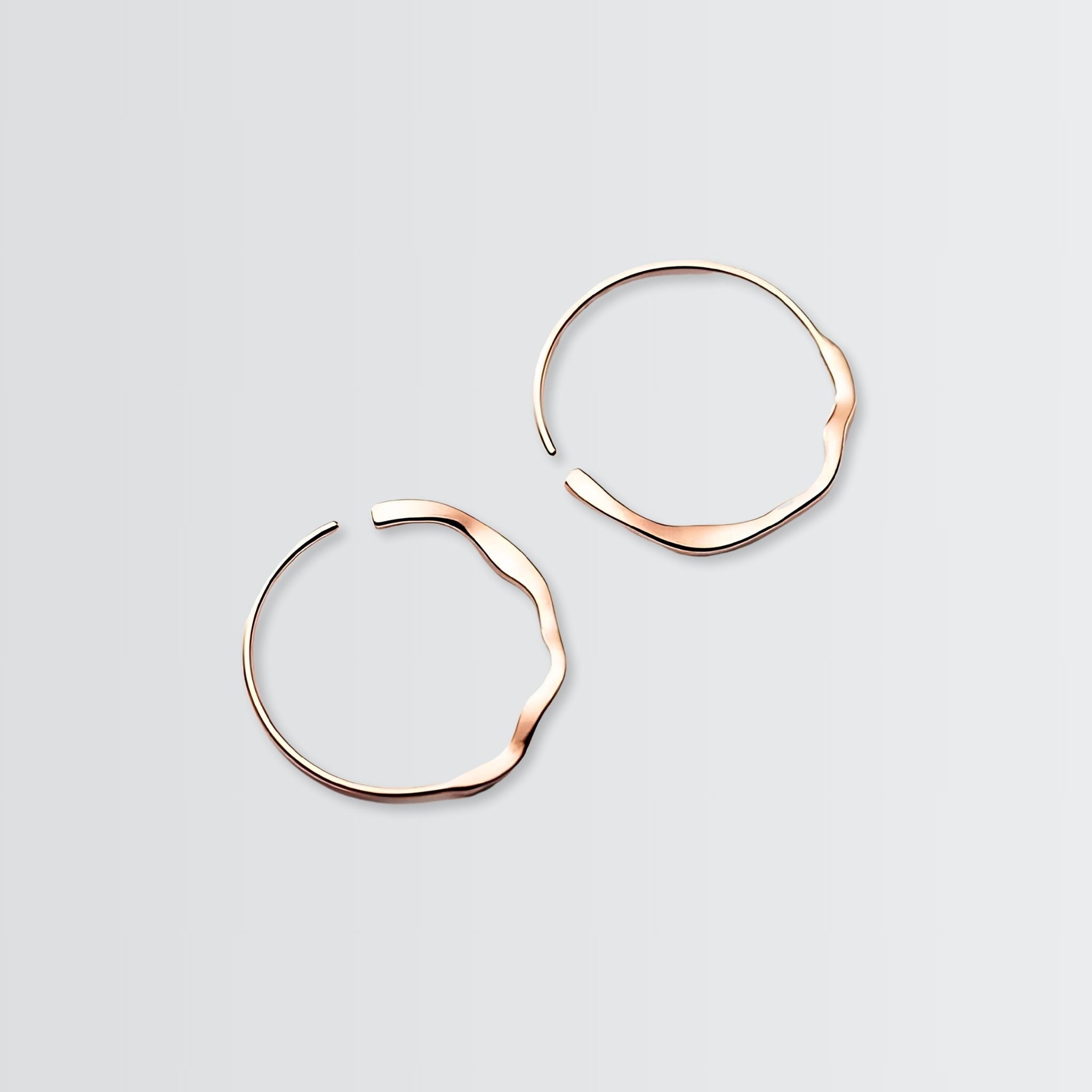 Classy Curves Minimal Hoops - jewellery by BLINGLANE