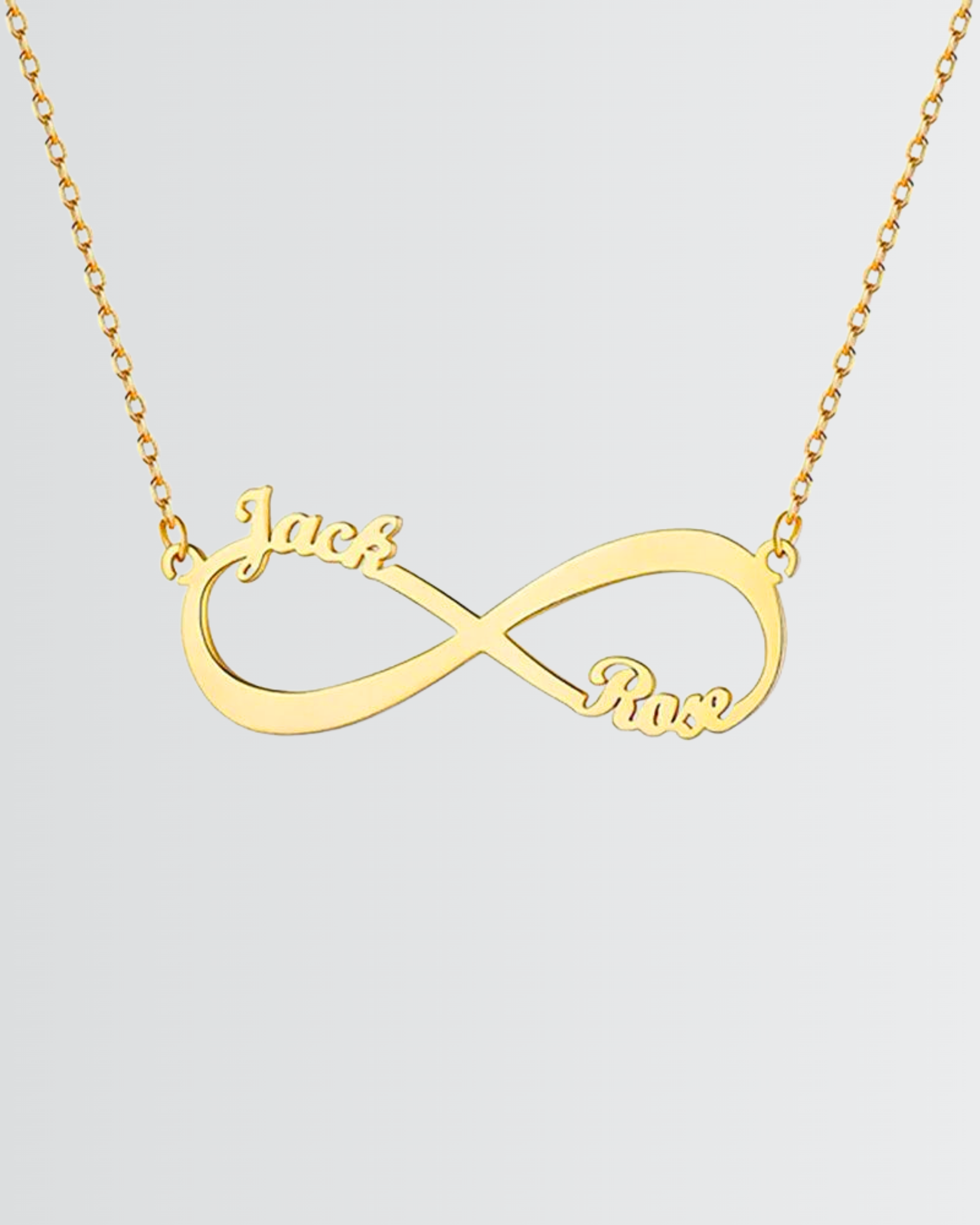 Personalize Your Names Infinity Necklace