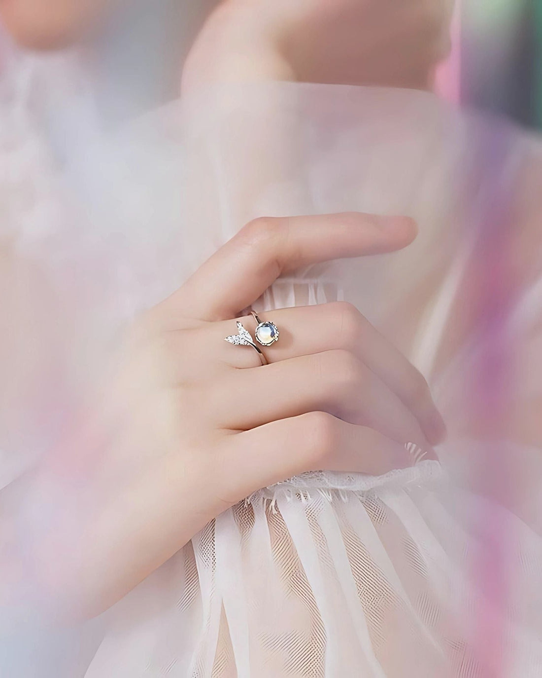 Enchanted Opal Fish Tail Ring - jewellery by BLINGLANE