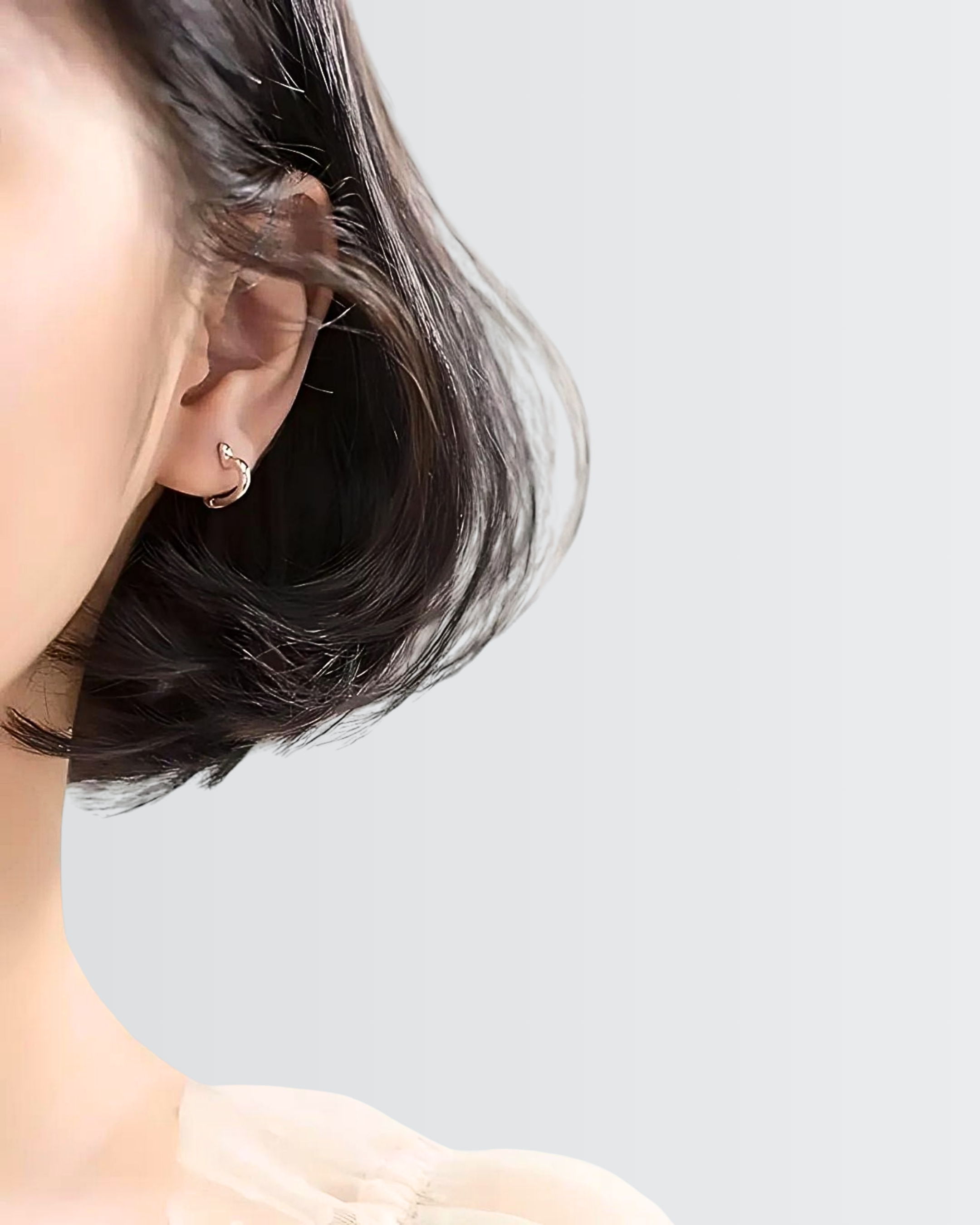 Adorable Hearts Mini Hoops