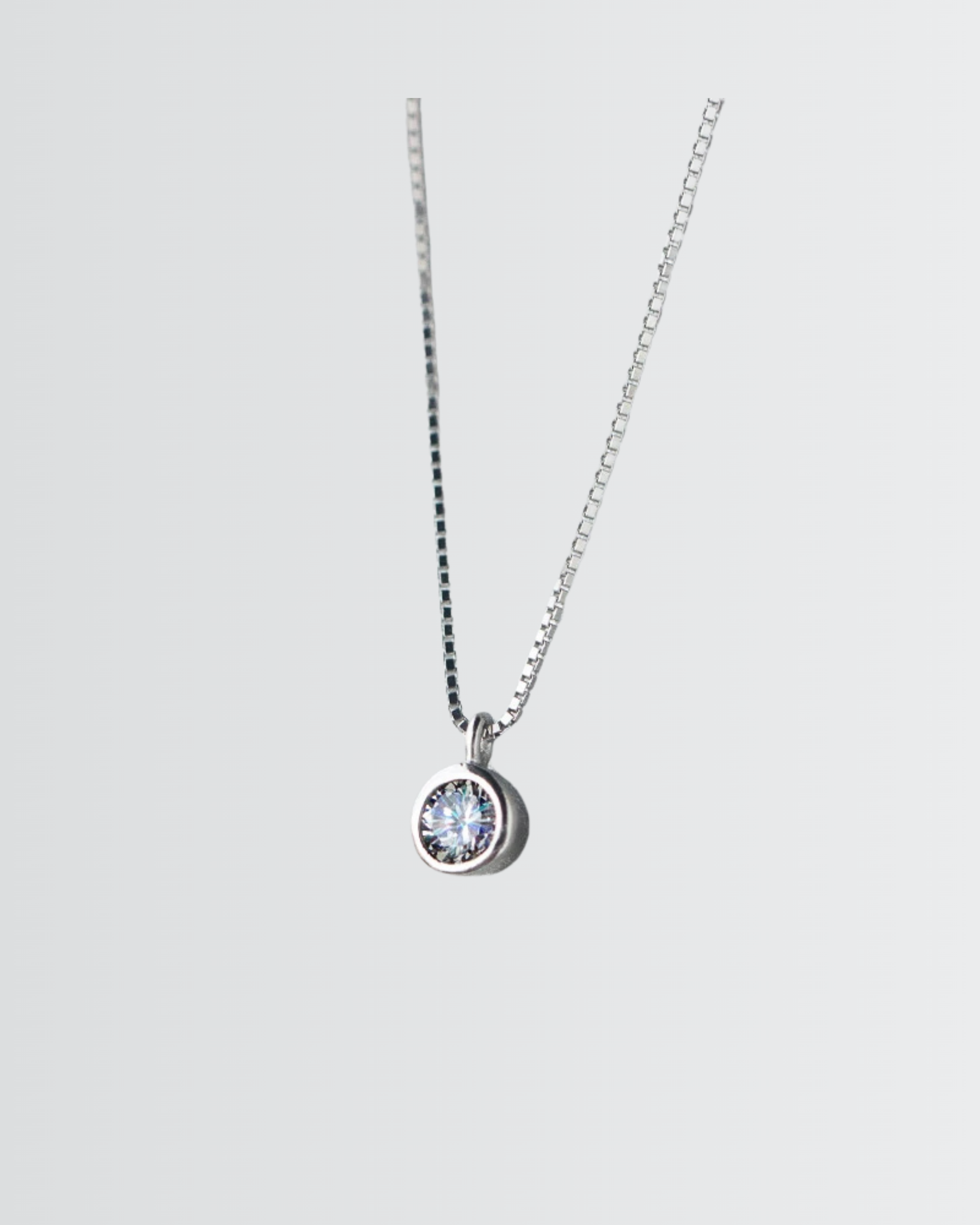 Classic Solitaire Necklace