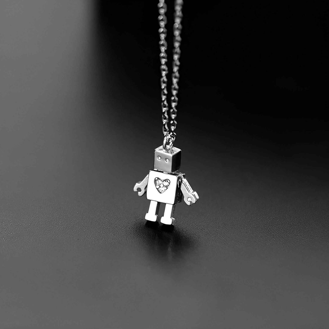 Er Bot Charm Minimal Necklace - jewellery by BLINGLANE
