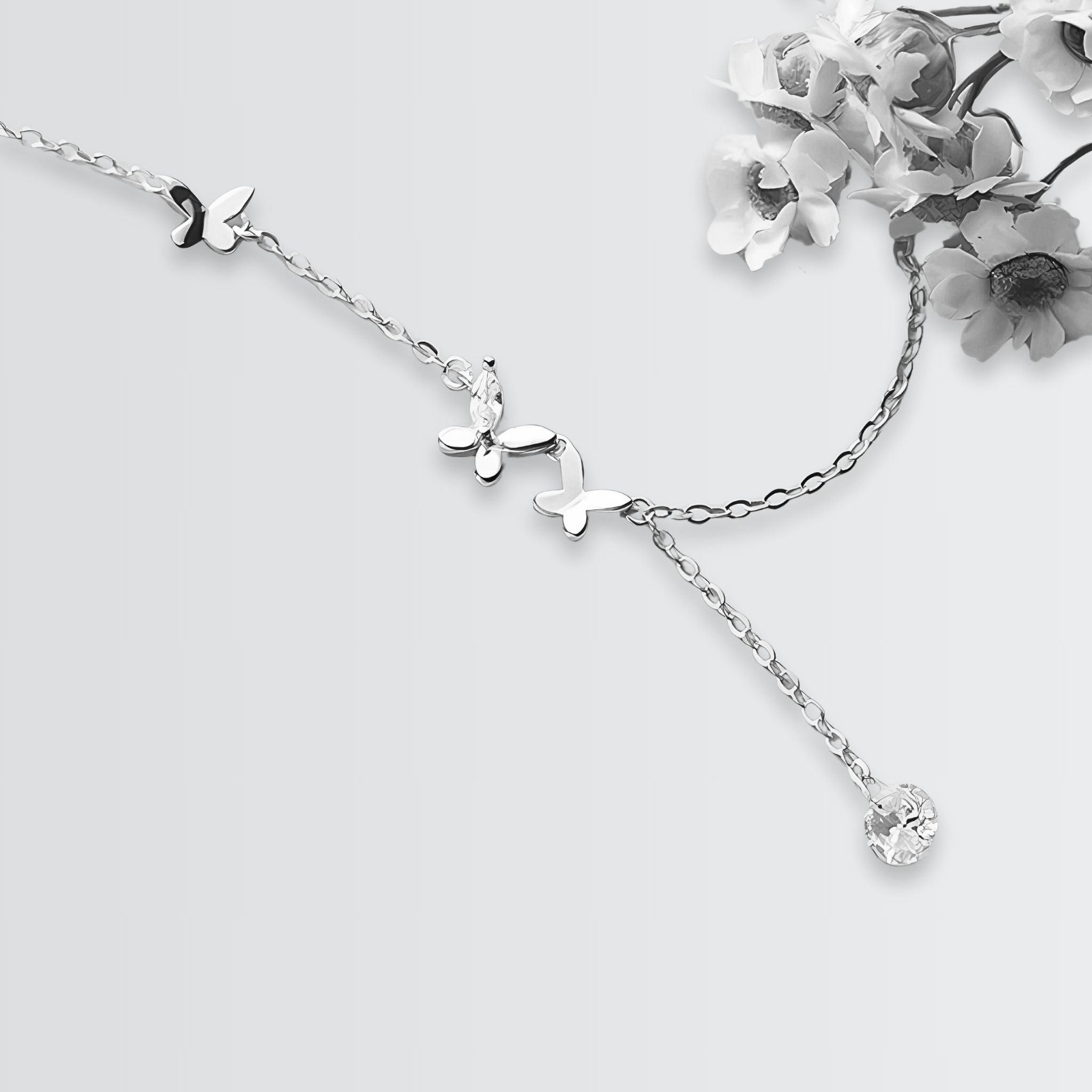 Twinkling Butterflies Minimal Necklace - jewellery by BLINGLANE