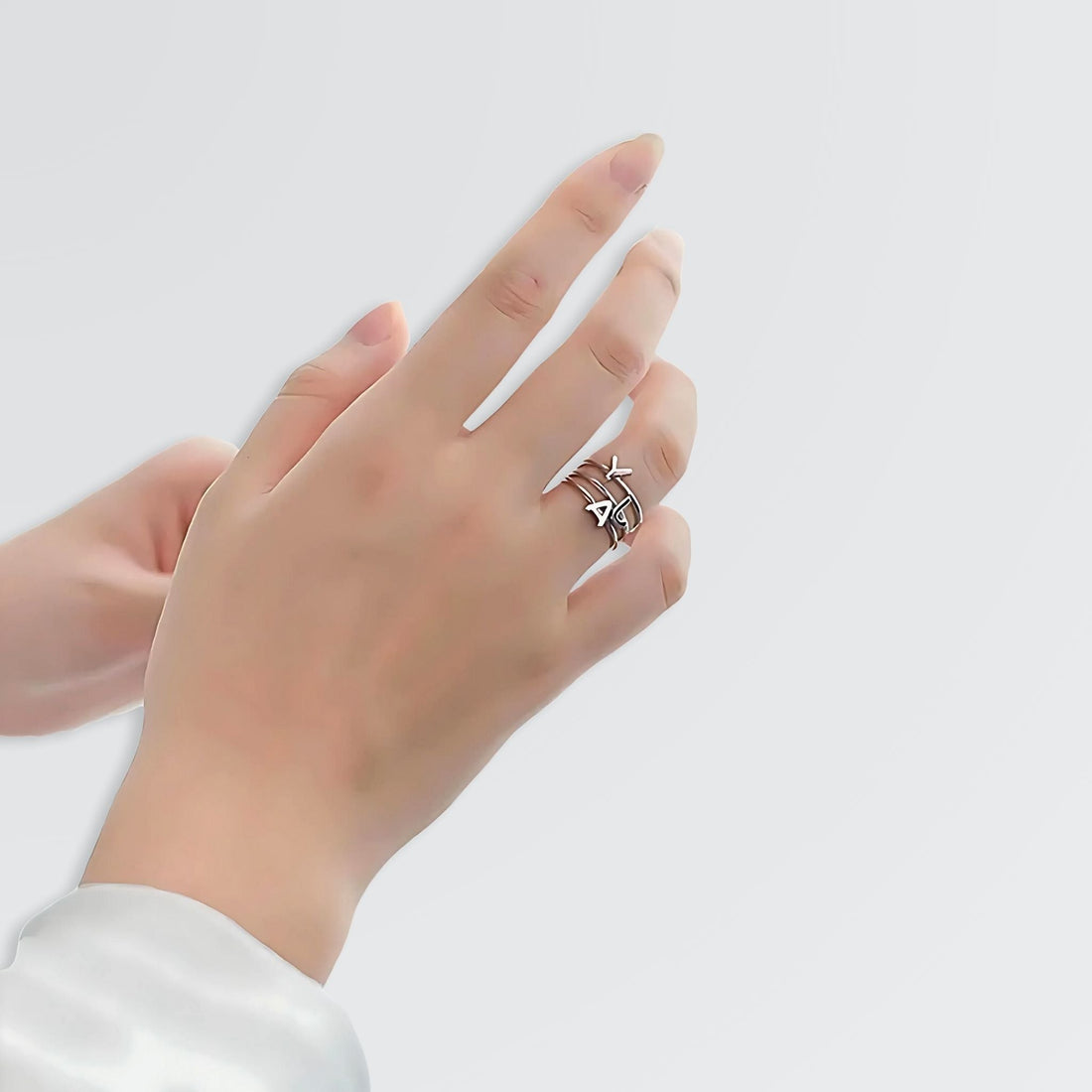 Minimal Initial Stackable Ring - jewellery by BLINGLANE