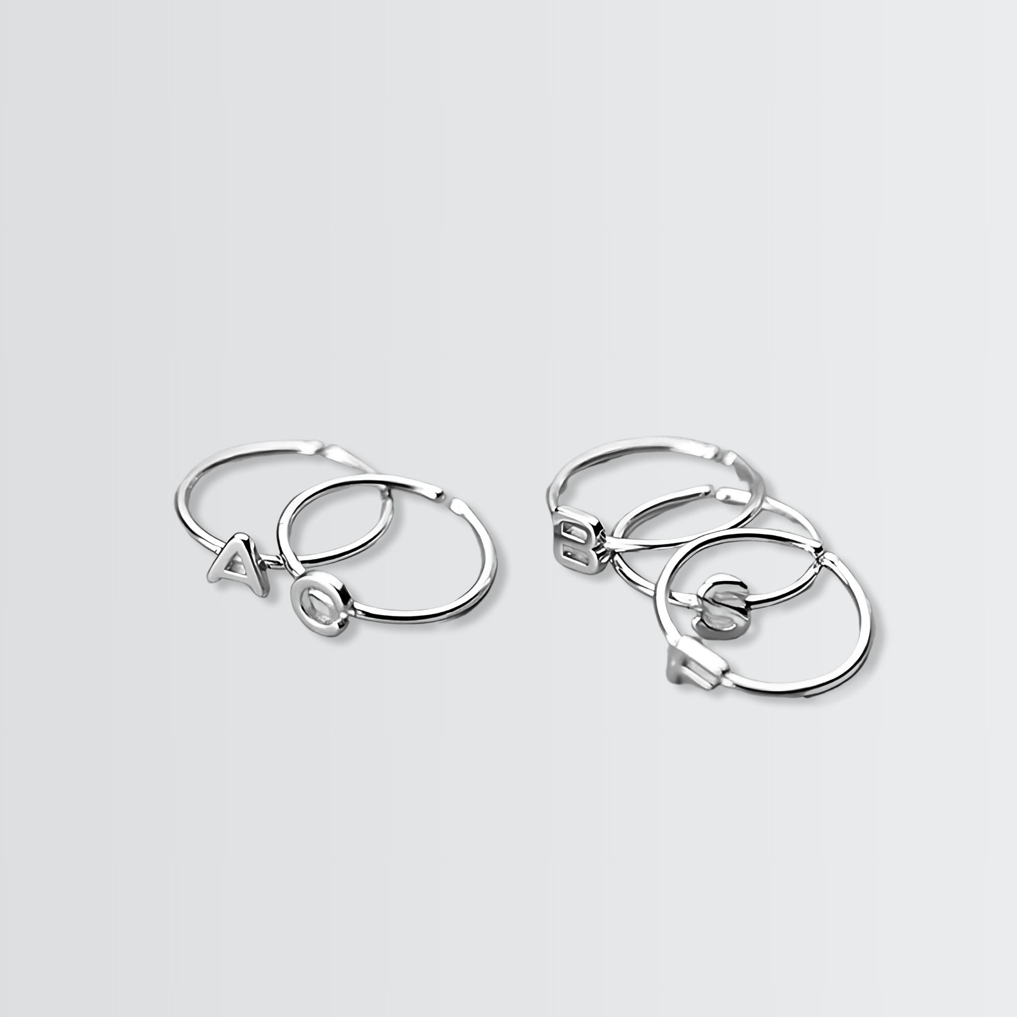 Minimal Initial Stackable Ring - jewellery by BLINGLANE