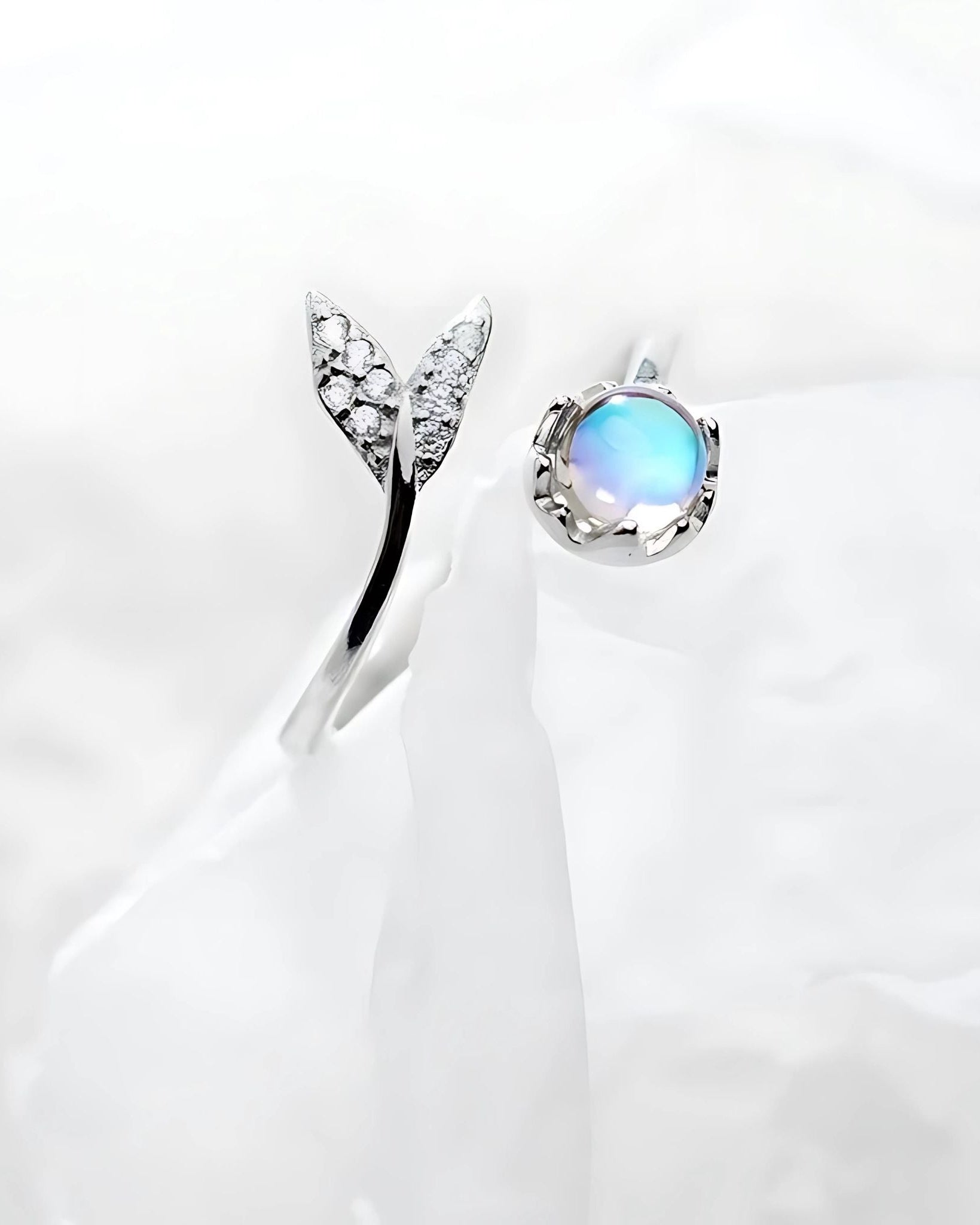 Enchanted Opal Fish Tail Ring - jewellery by BLINGLANE