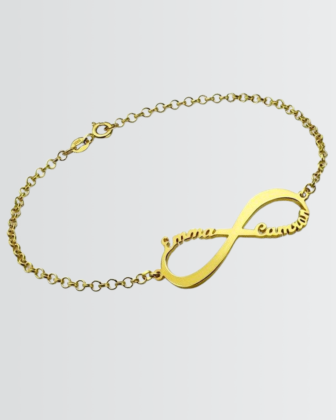 Personalize Your Names Infinity Bracelet