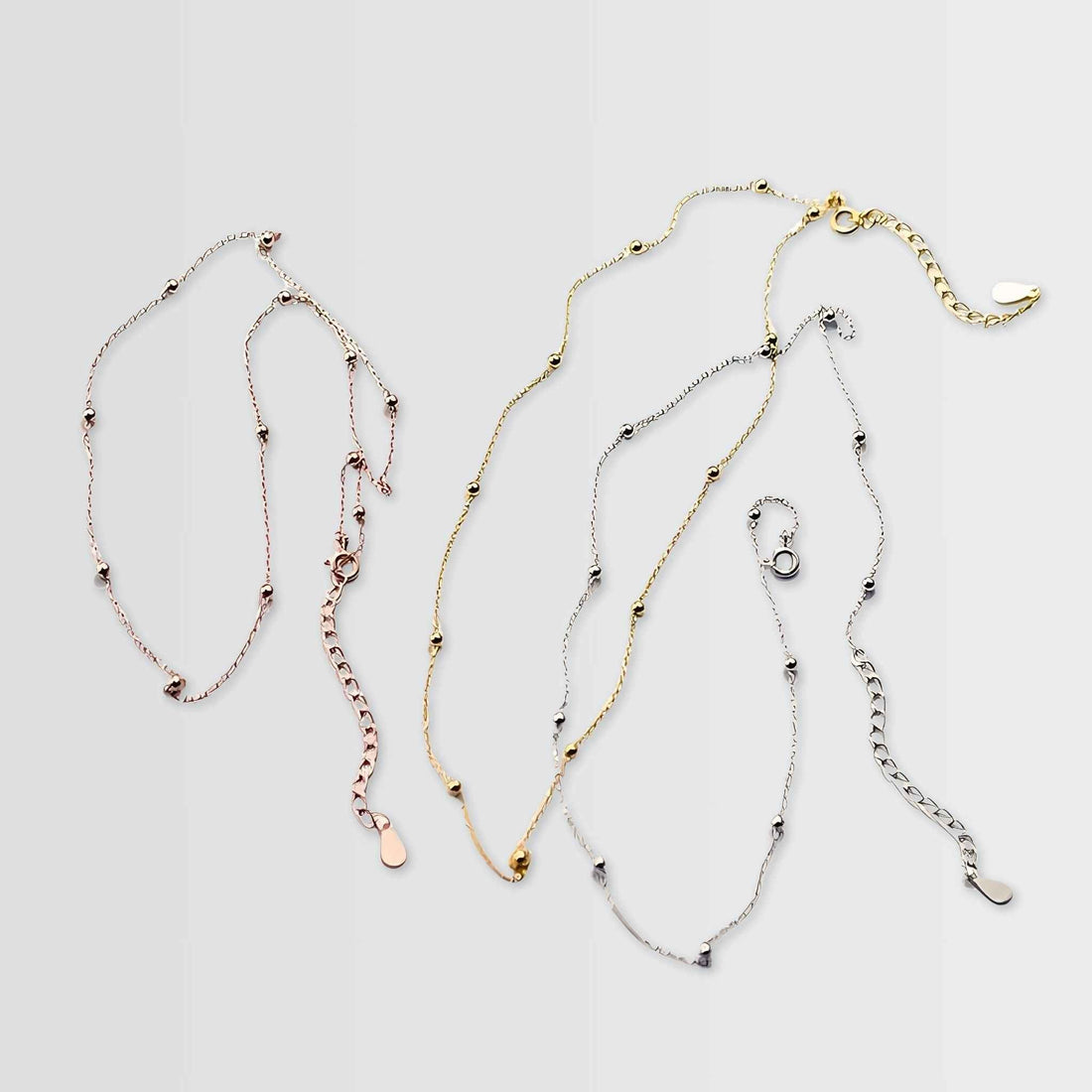 Minimal Beads Neck Chain - jewellery by BLINGLANE