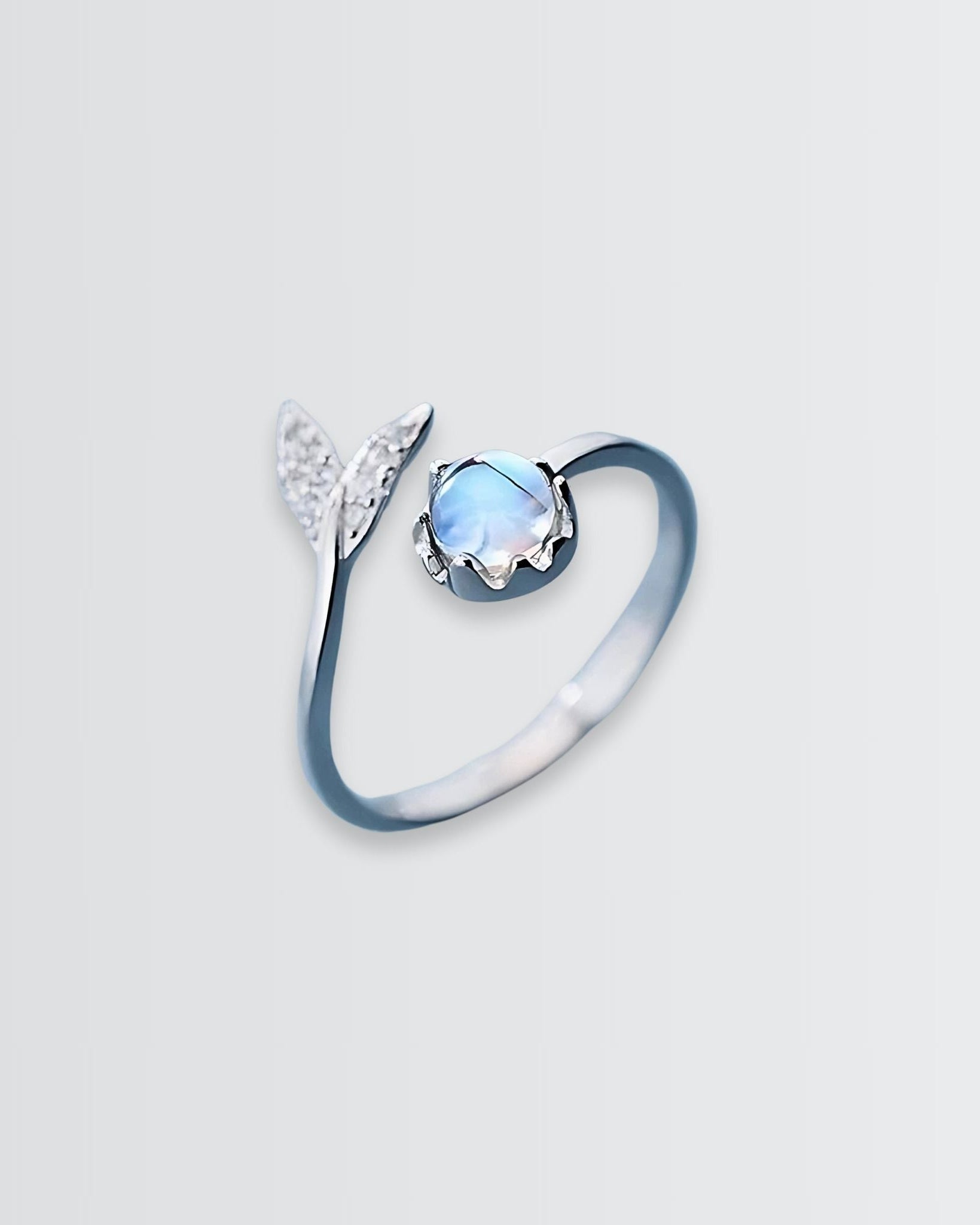 Enchanted Opal Fish Tail Ring - jewellery by BLINGLANE
