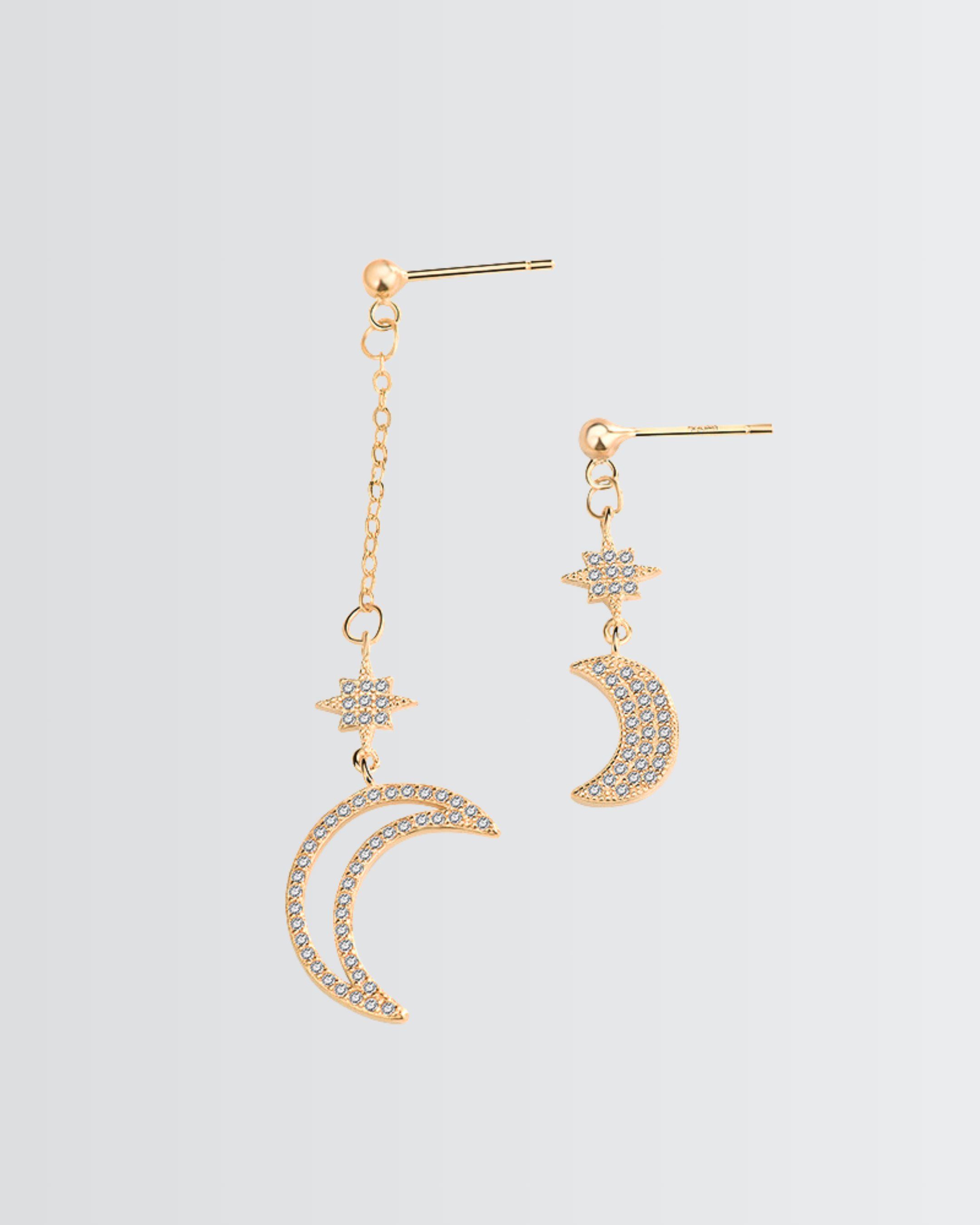 Cosmic Curve Elegant Earrings