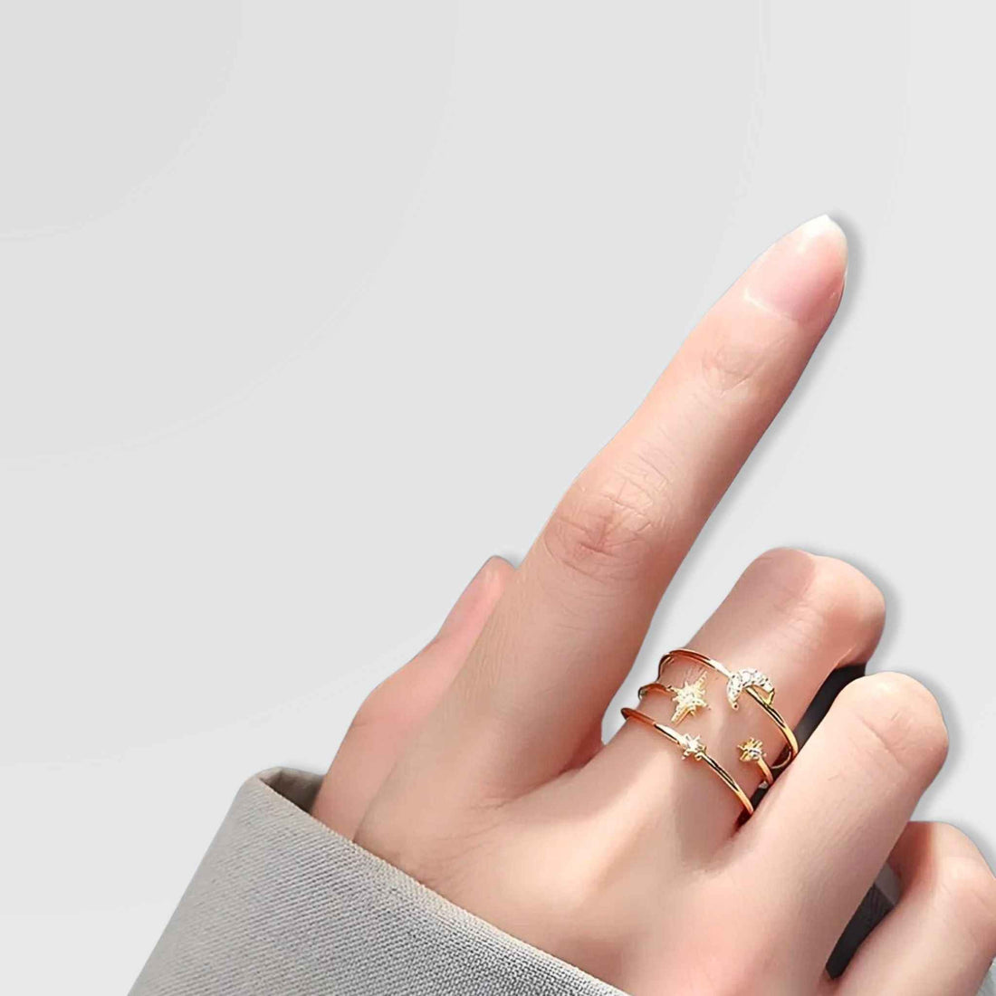 Golden Twilight Ring - jewellery by BLINGLANE