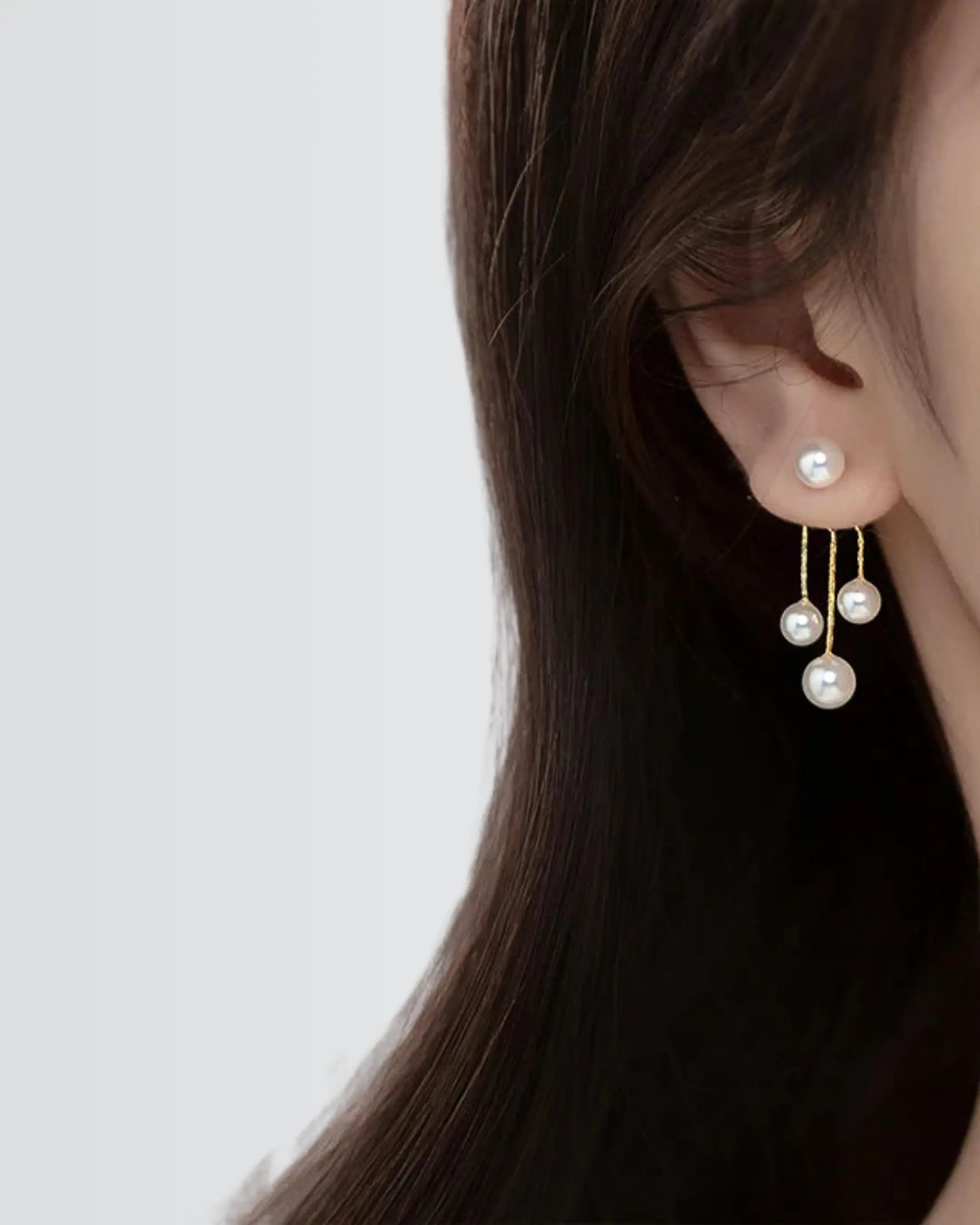 All You Need Is Pearl Earrings - Silver Earrings by BLINGLANE