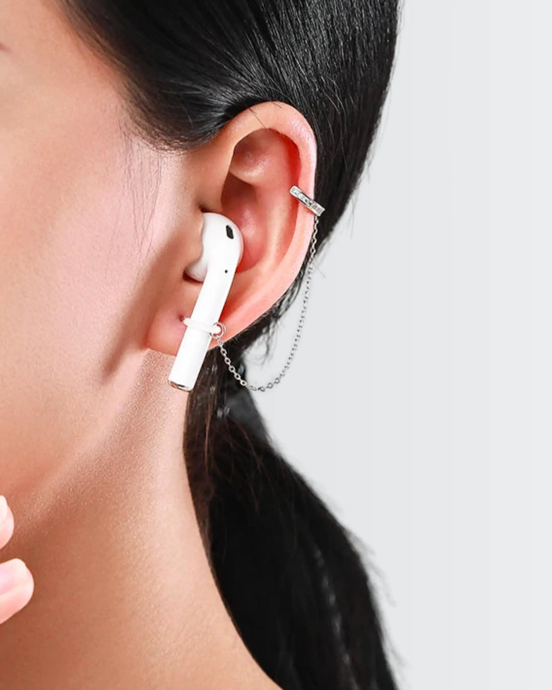 Bling & Hold AirPods Earrings - Silver Earrings by BLINGLANE