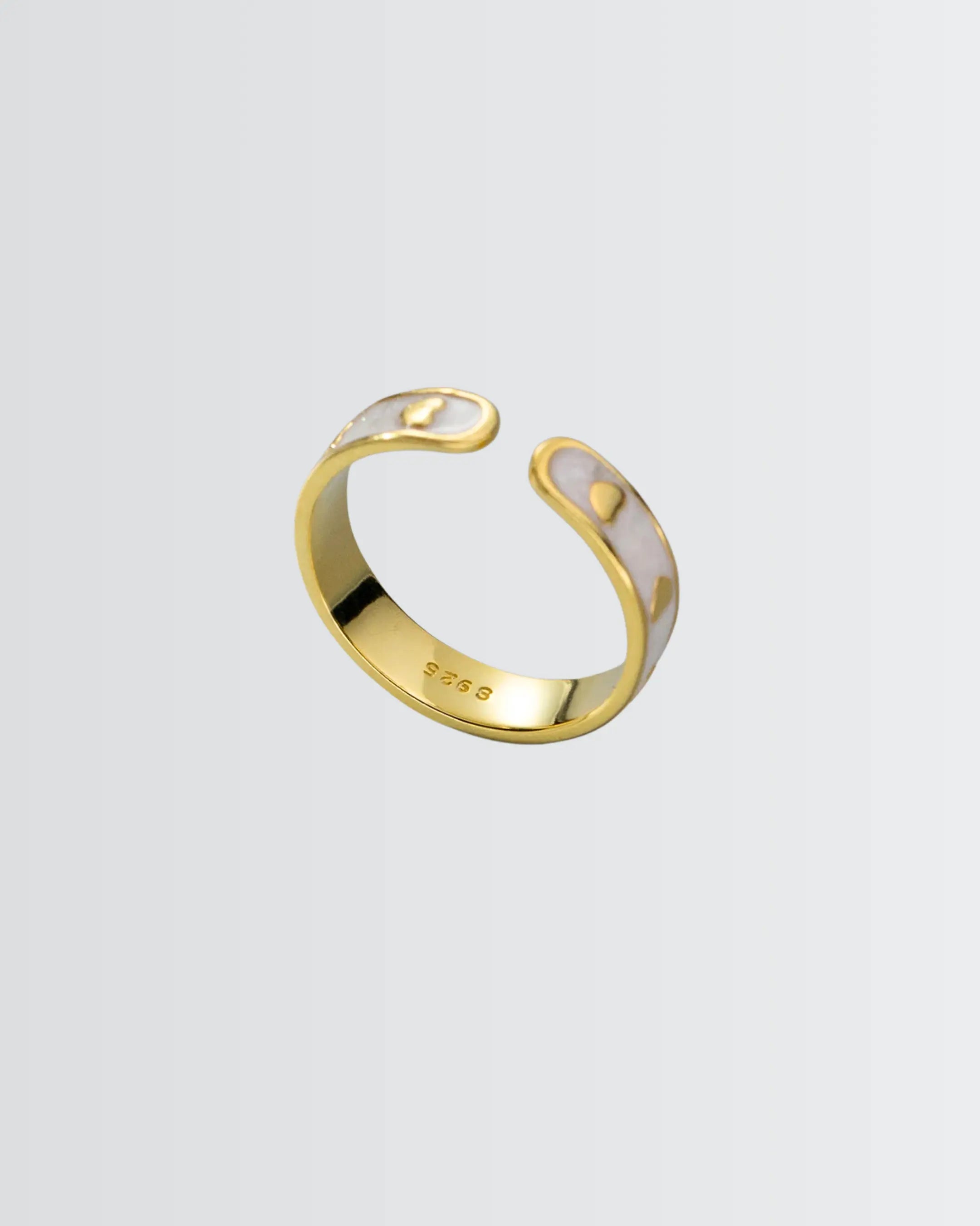 Boldly Yours Heart Ring - Silver Ring by BLINGLANE