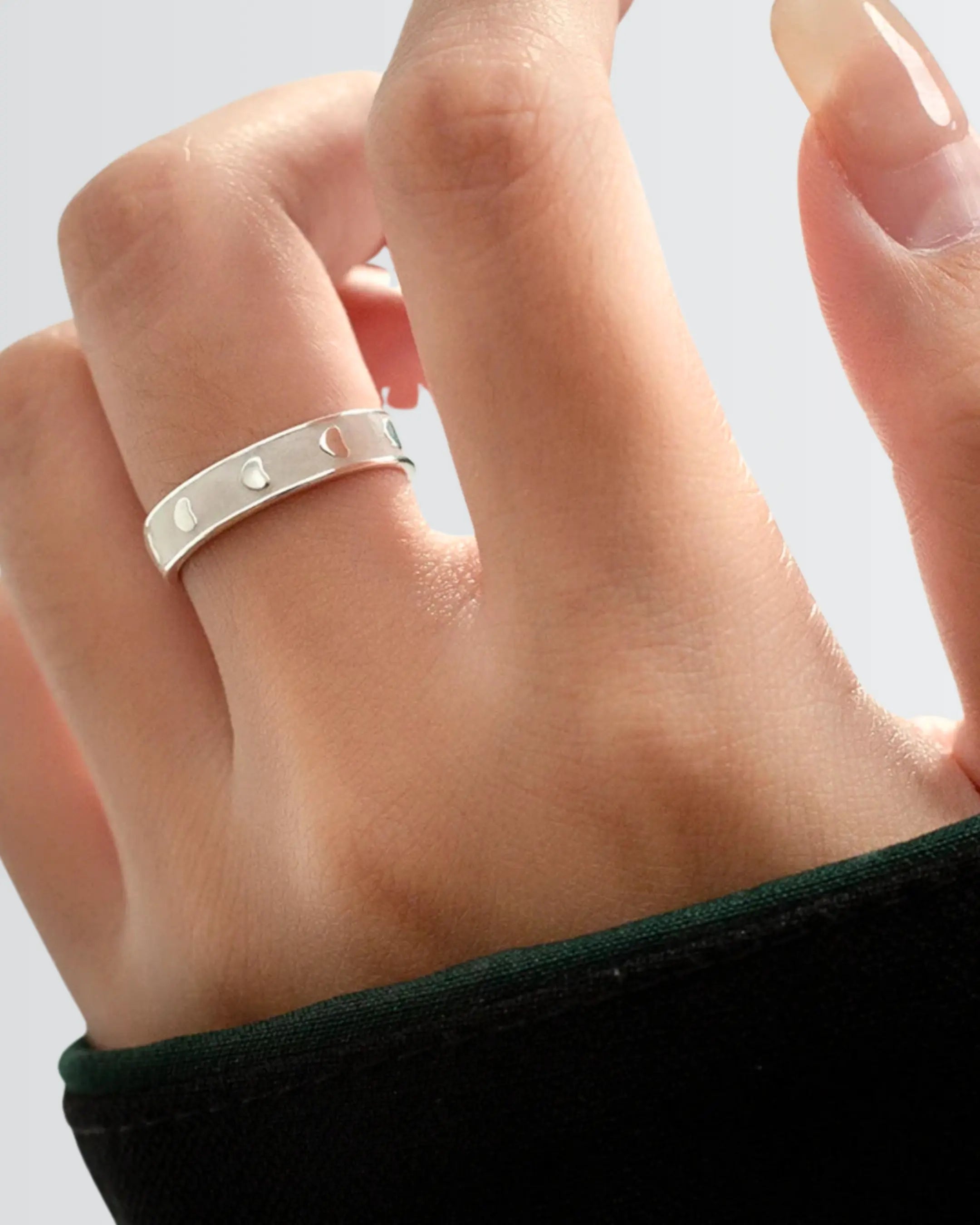Boldly Yours Heart Ring - Silver Ring by BLINGLANE