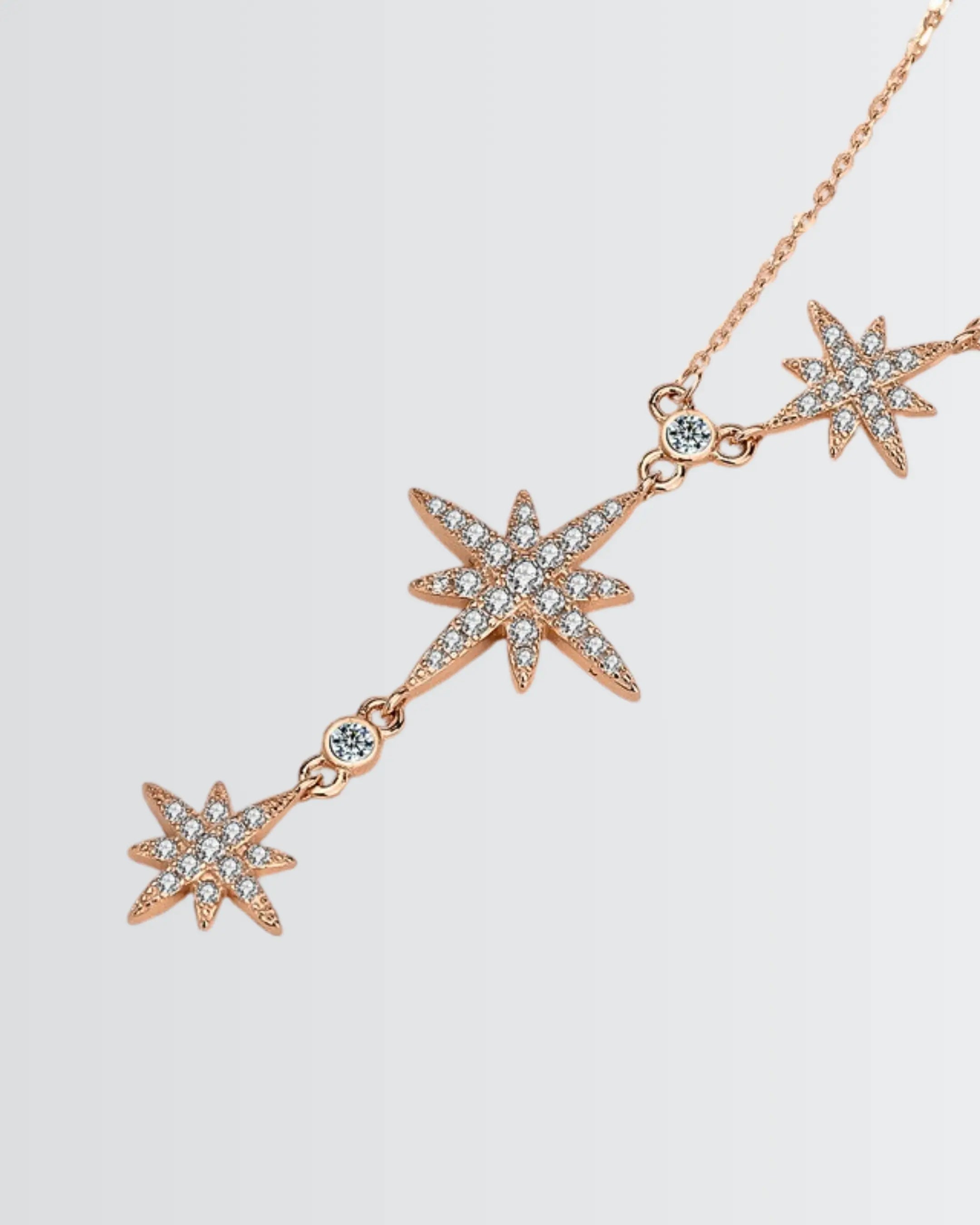 Celestial Spark Necklace - Silver Necklace by BLINGLANE