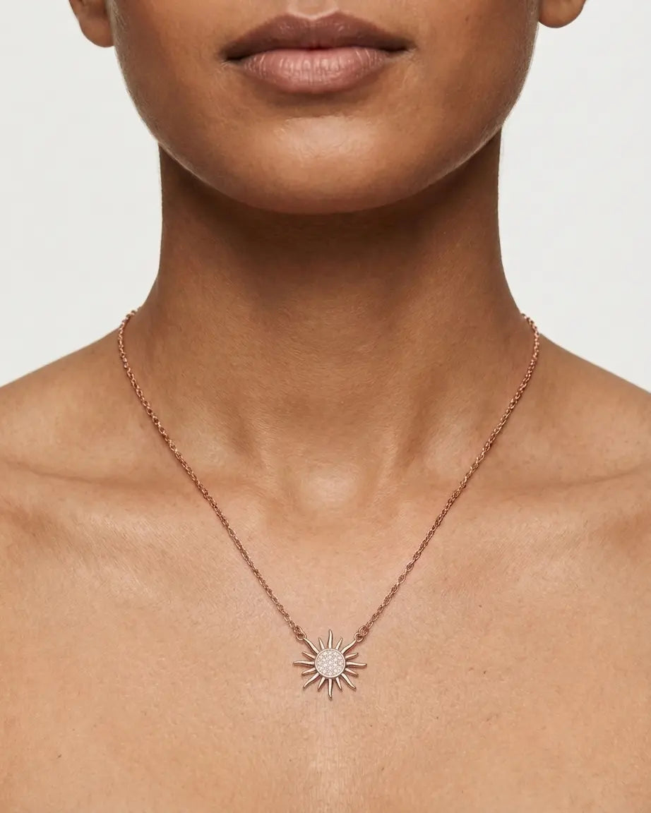 Chasing the Sun Elite Necklace - Silver Necklace by BLINGLANE