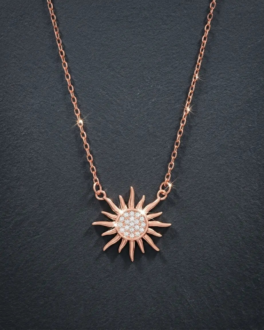 Chasing the Sun Elite Necklace - Silver Necklace by BLINGLANE