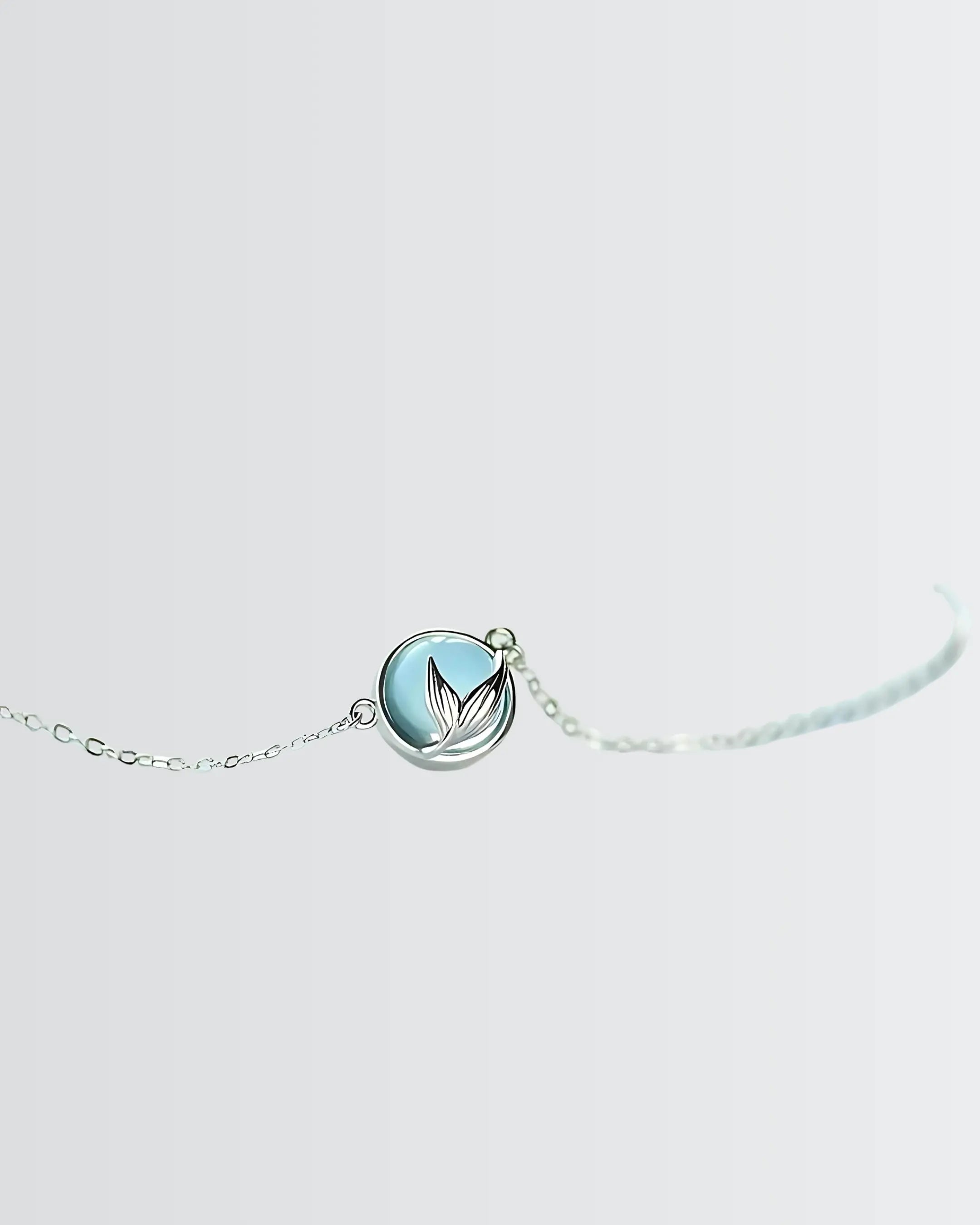 Deep In Your Waves Necklace - Silver Necklace by BLINGLANE