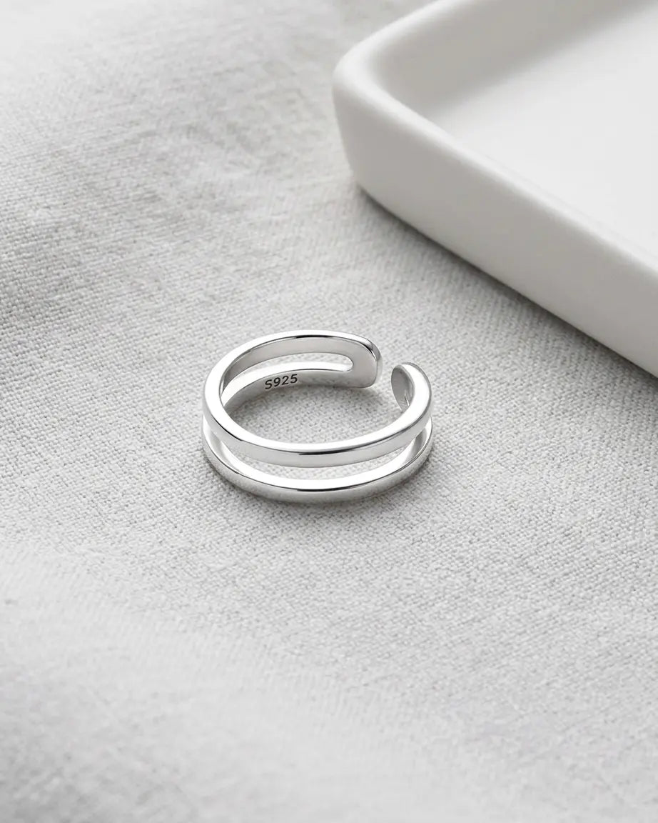Erratic Bling Rings - Silver Ring by BLINGLANE