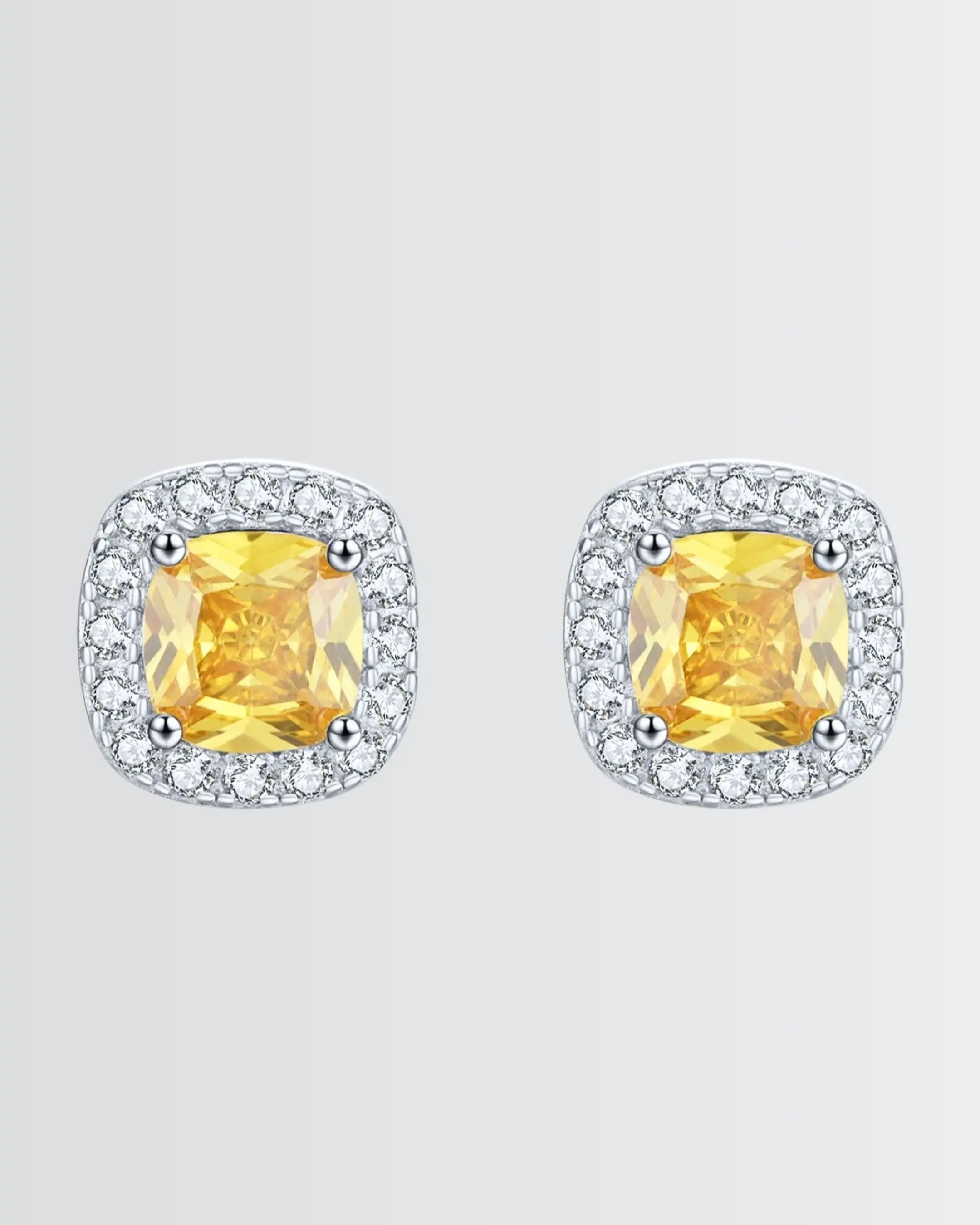 Ethereal Spark Studs - Silver Earrings by BLINGLANE