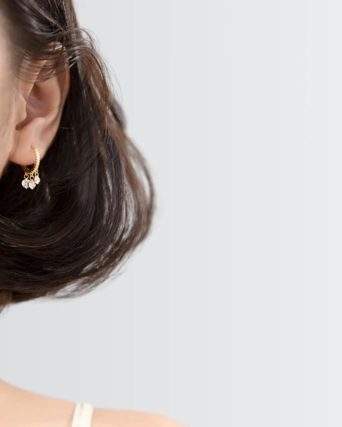 Flicker Flash Hoops - Silver Earrings by BLINGLANE