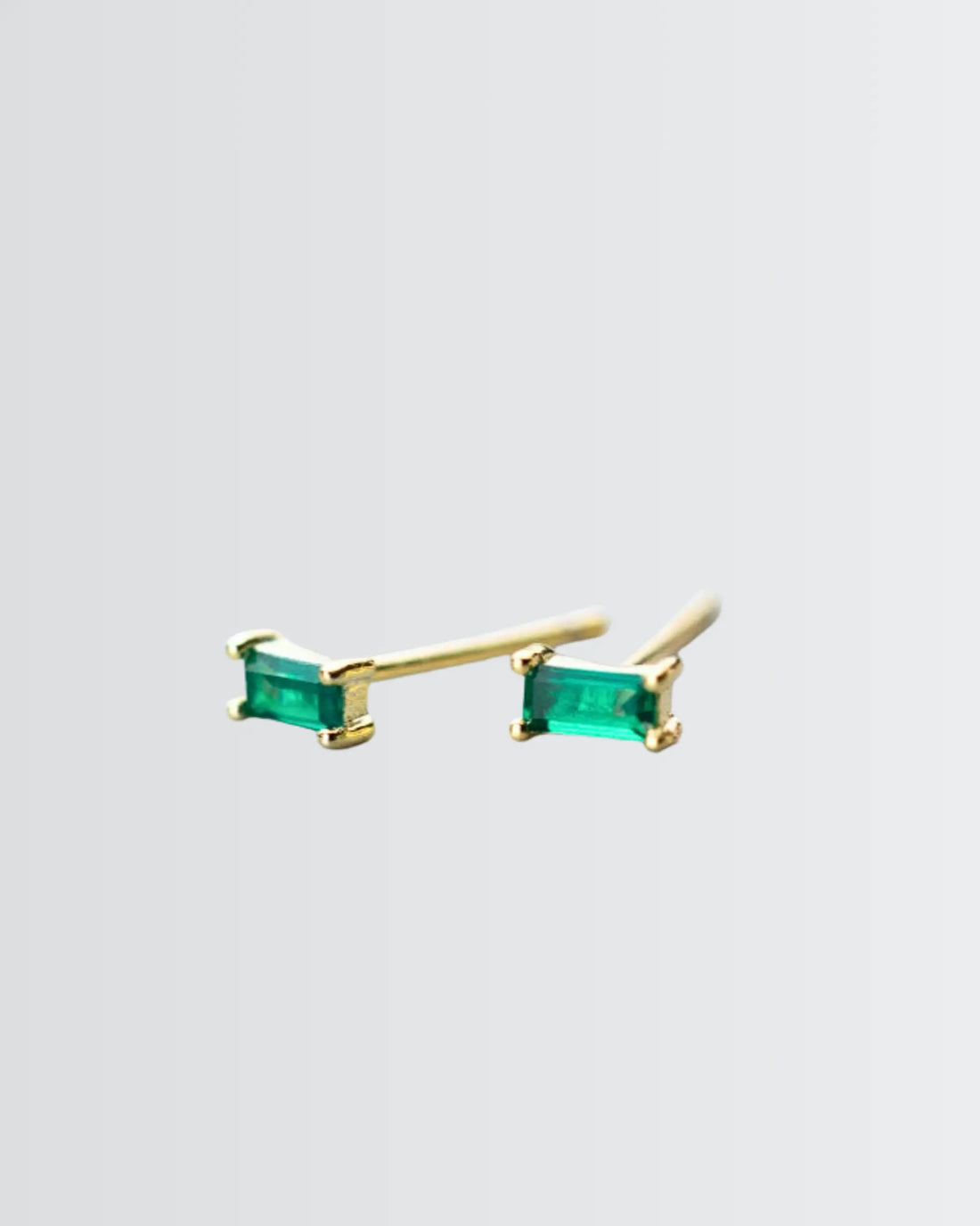 Framed Spark Studs - Silver Earrings by BLINGLANE