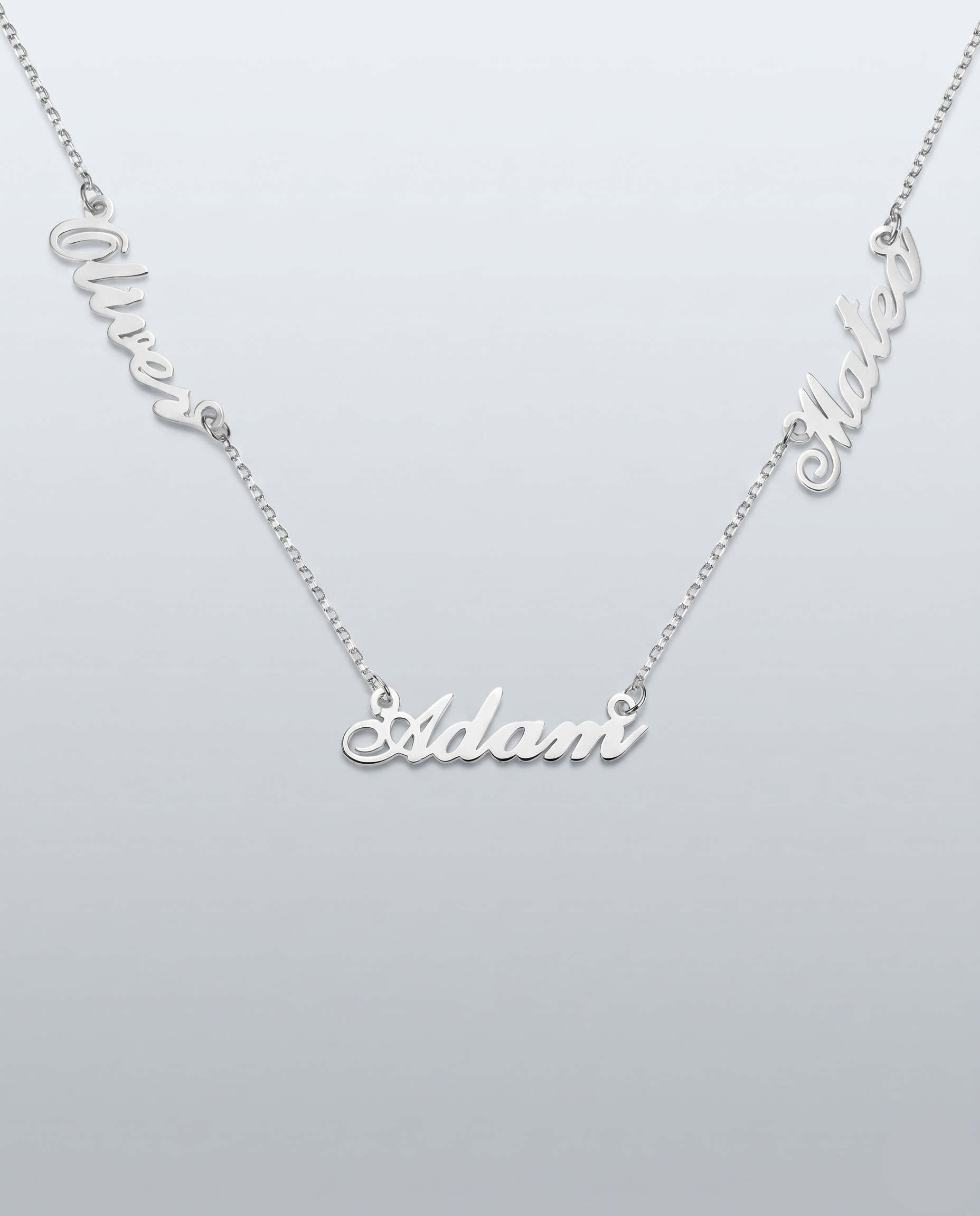 Personalize Three Names Necklace - jewellery by BLINGLANE