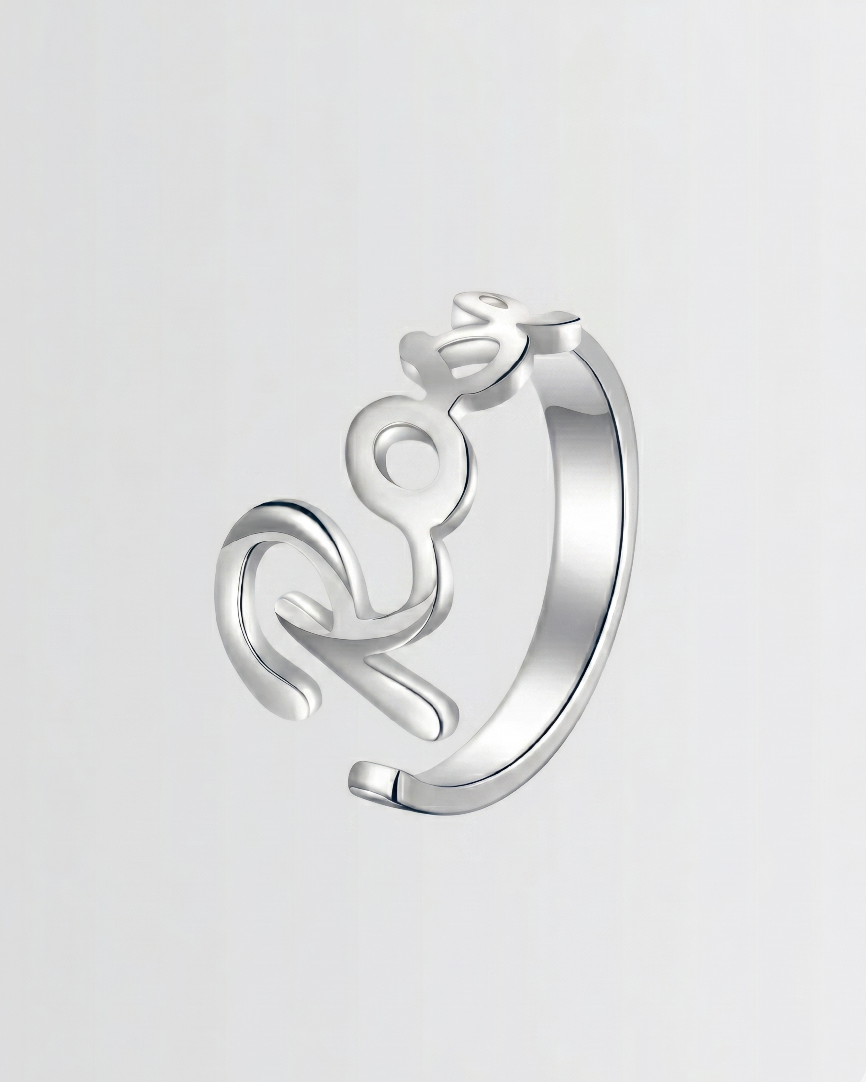 Personalize Your Name Bold Ring - jewellery by BLINGLANE