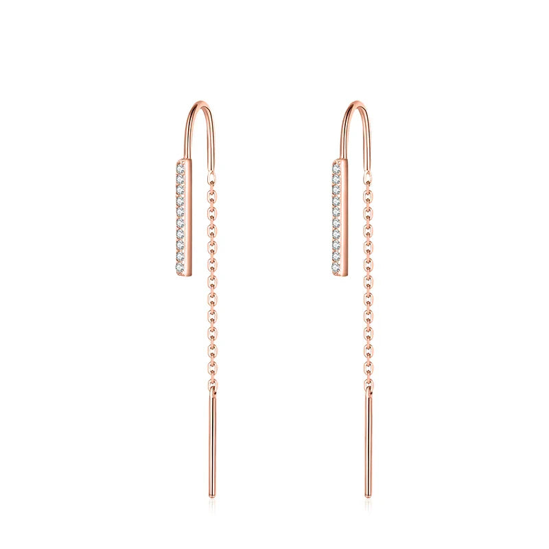 Sleek Bar Threader Earrings