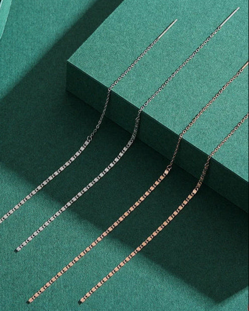 Elite Lines Of Light Threader Earrings - jewellery by BLINGLANE
