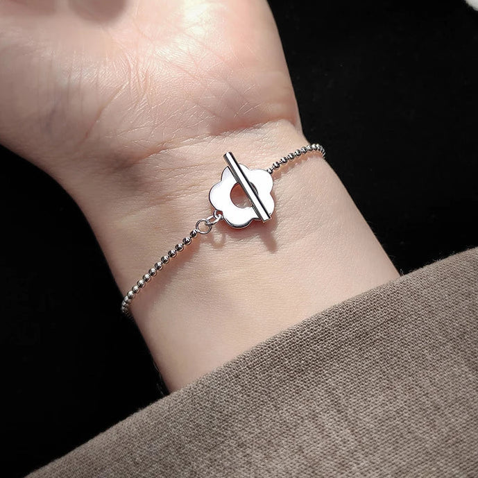 Together We Bloom Minimal Bracelet