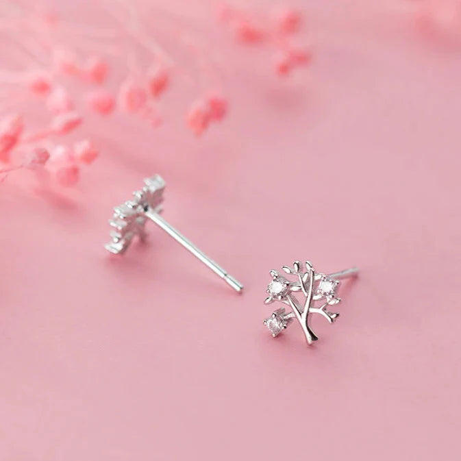 Blush In Bloom Minimal Studs