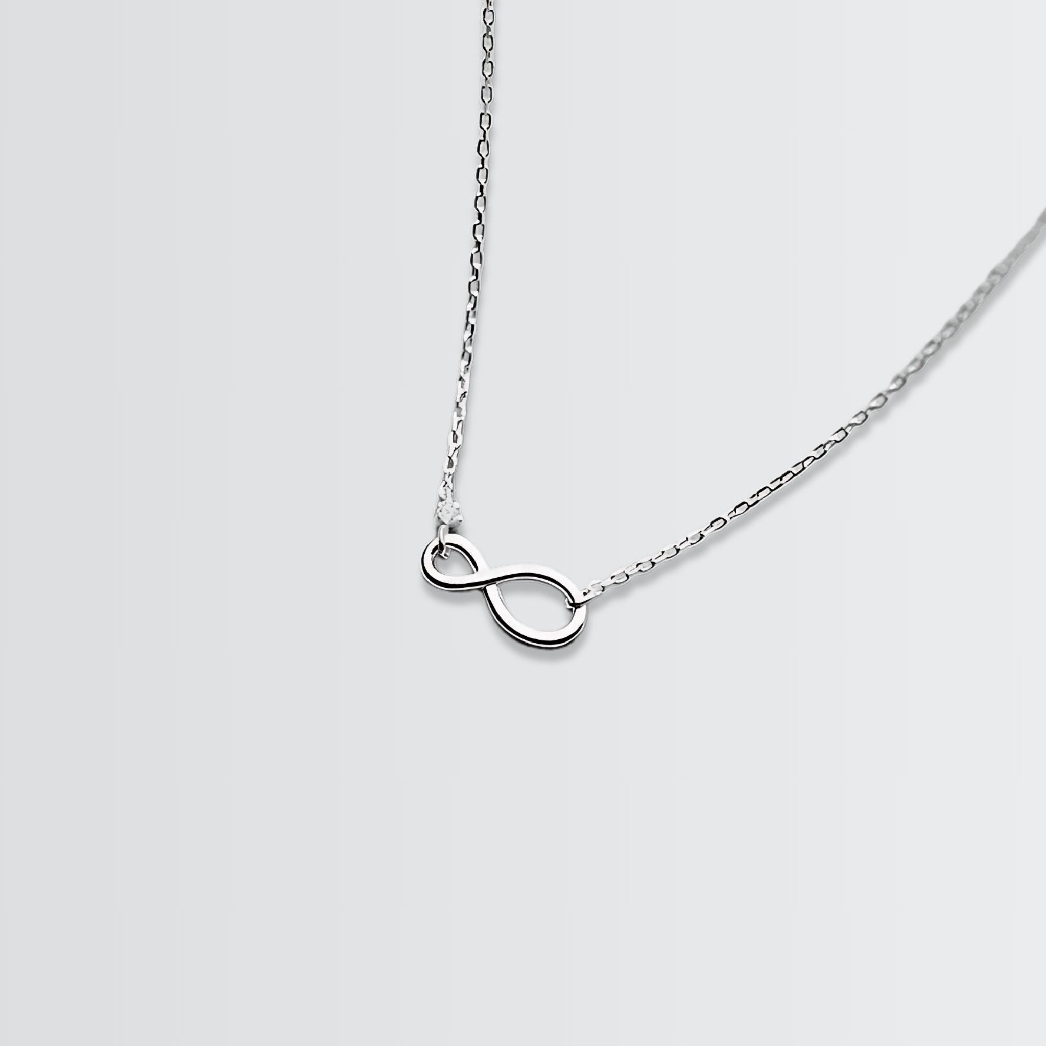 Elite Infinity Solitaire Necklace - jewellery by BLINGLANE