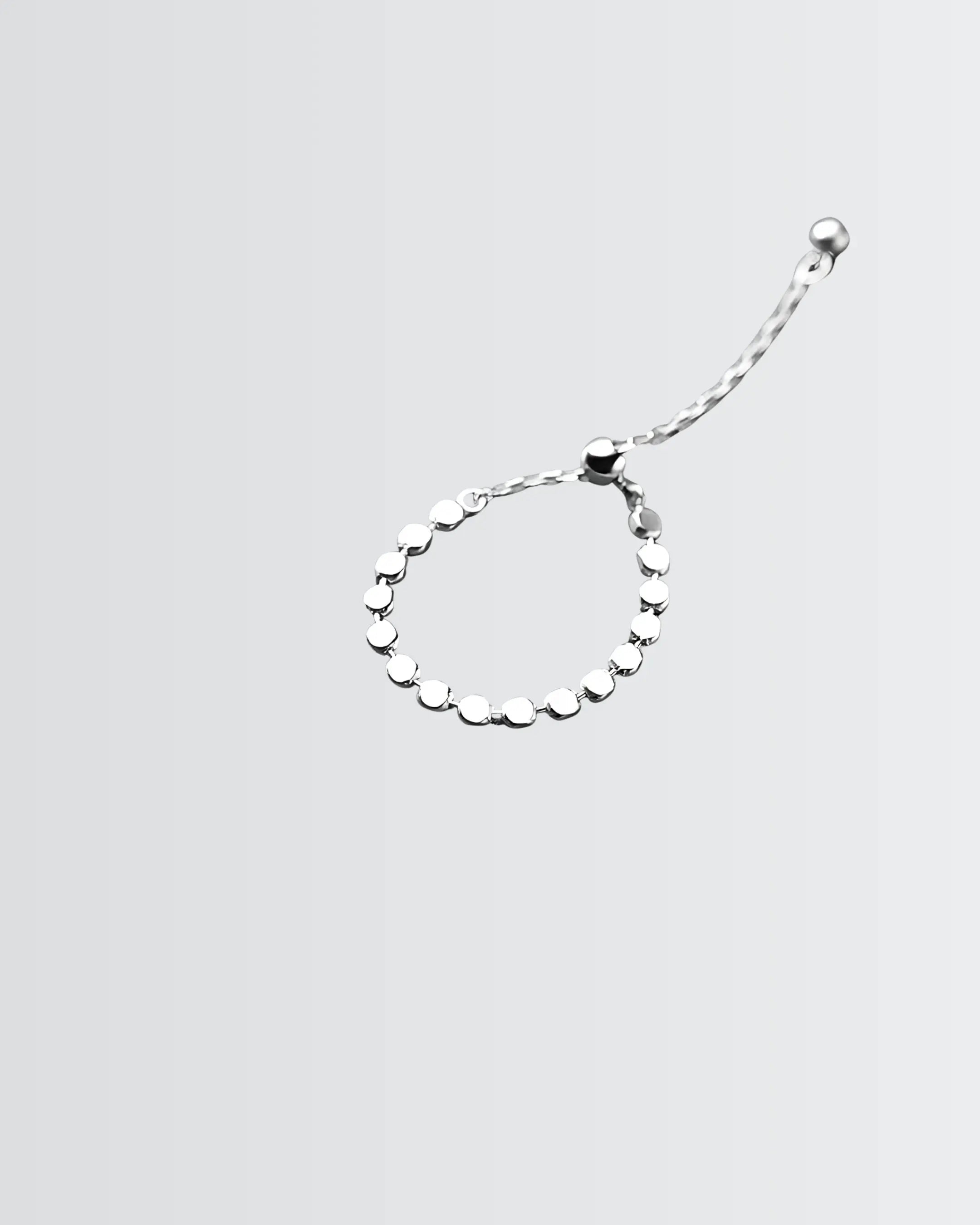 Lilliputian Discs Chain Ring - Silver Ring by BLINGLANE