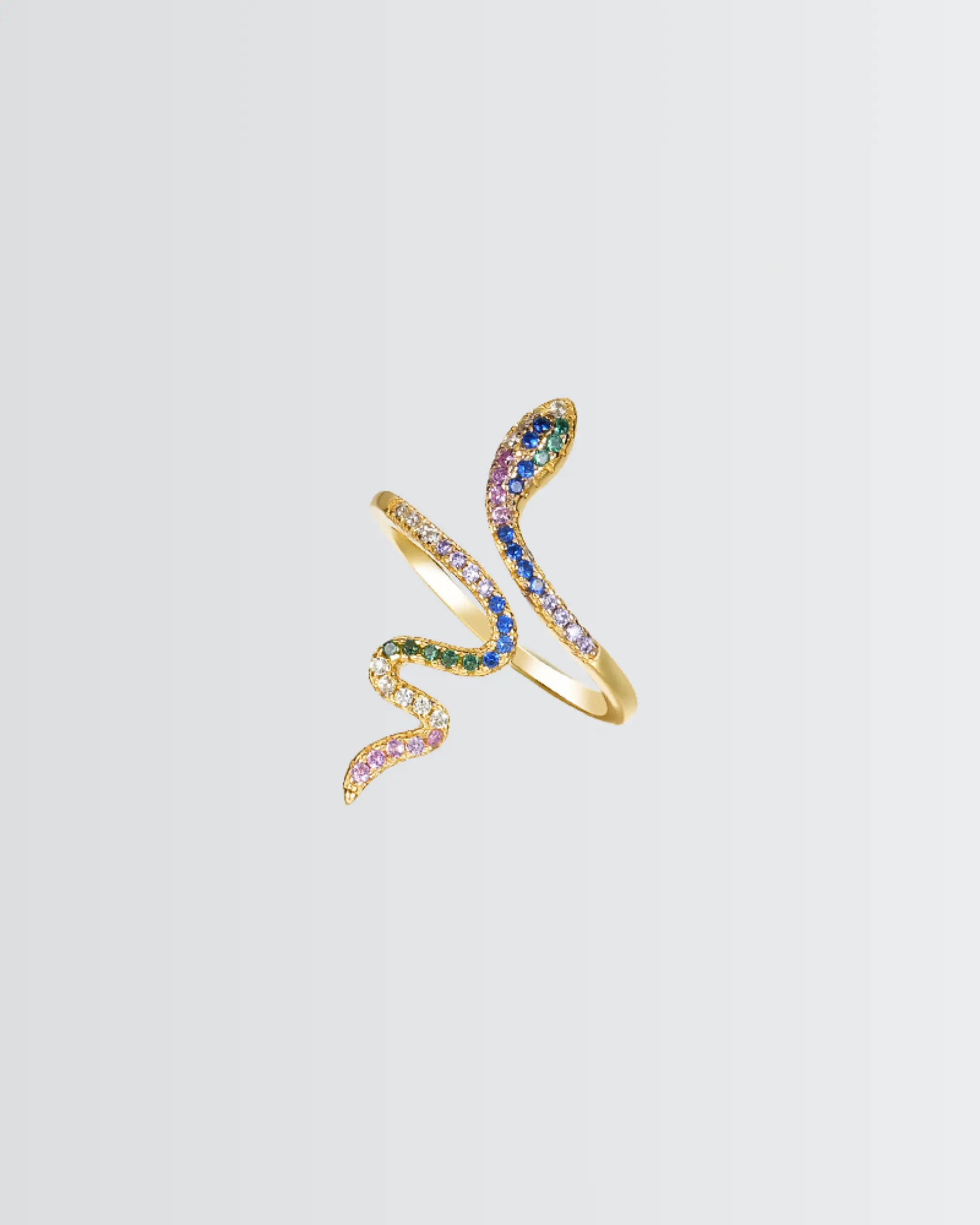 Mystic Serpent Ring - Silver Ring by BLINGLANE