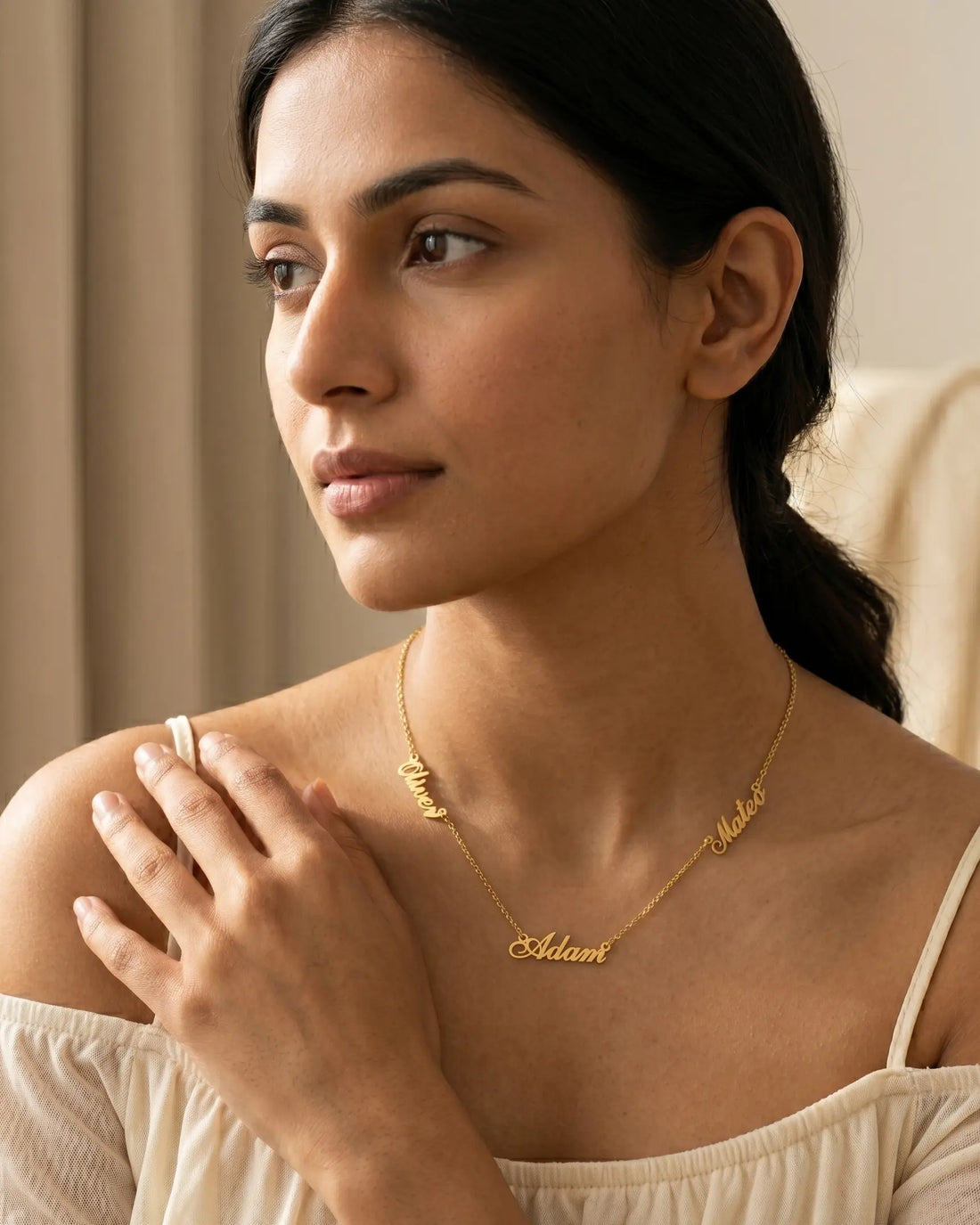 Personalize Three Names Necklace - Fashion Necklace by BLINGLANE