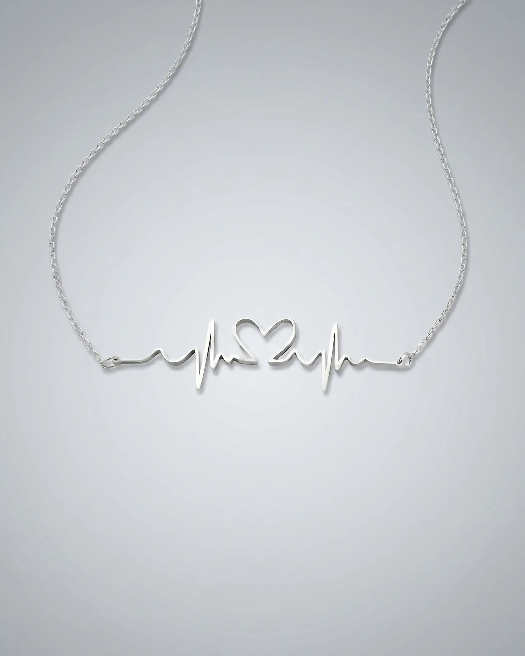 Personalize Your ECG Heart Lifeline Necklace - Fashion Necklace by BLINGLANE