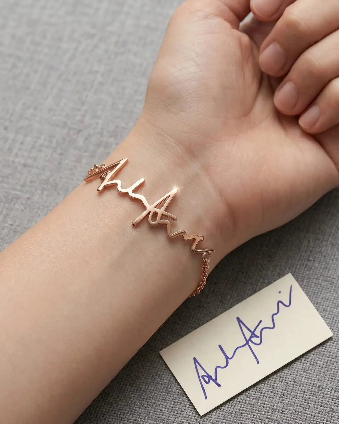 Personalize Your Handwritten Signature Bracelet - Fashion Bracelet by BLINGLANE