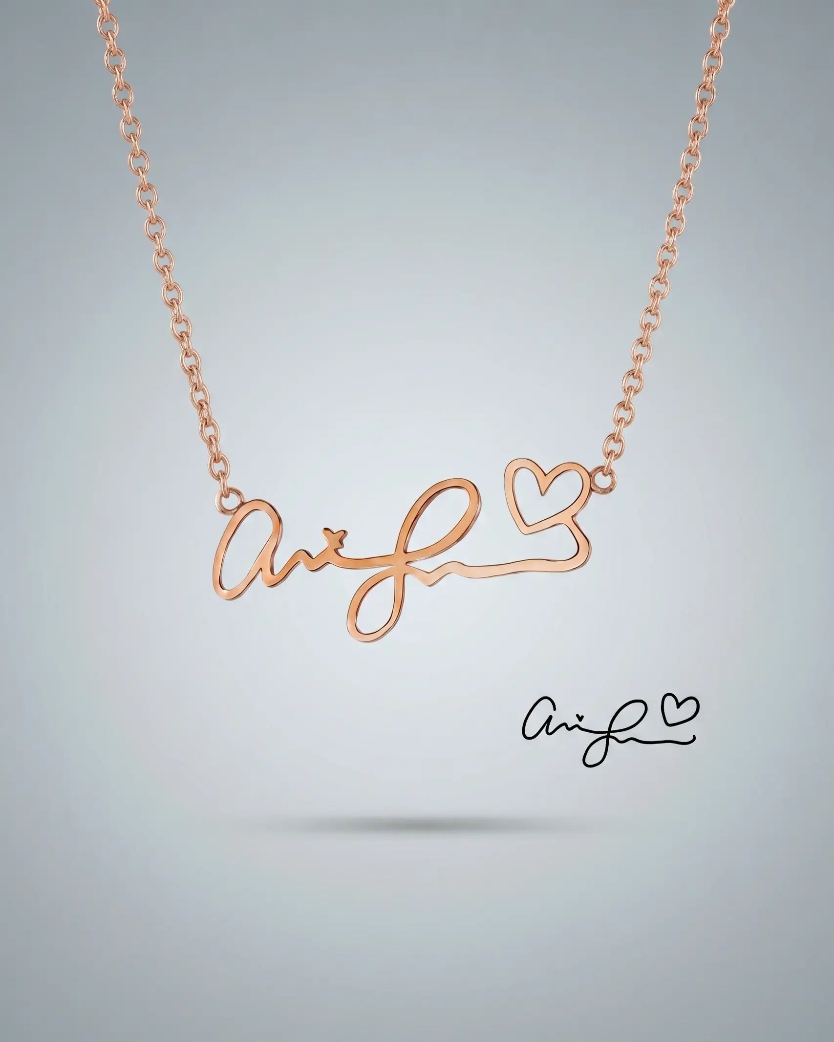 Personalize Your Handwritten Signature Necklace - Fashion Necklace by BLINGLANE