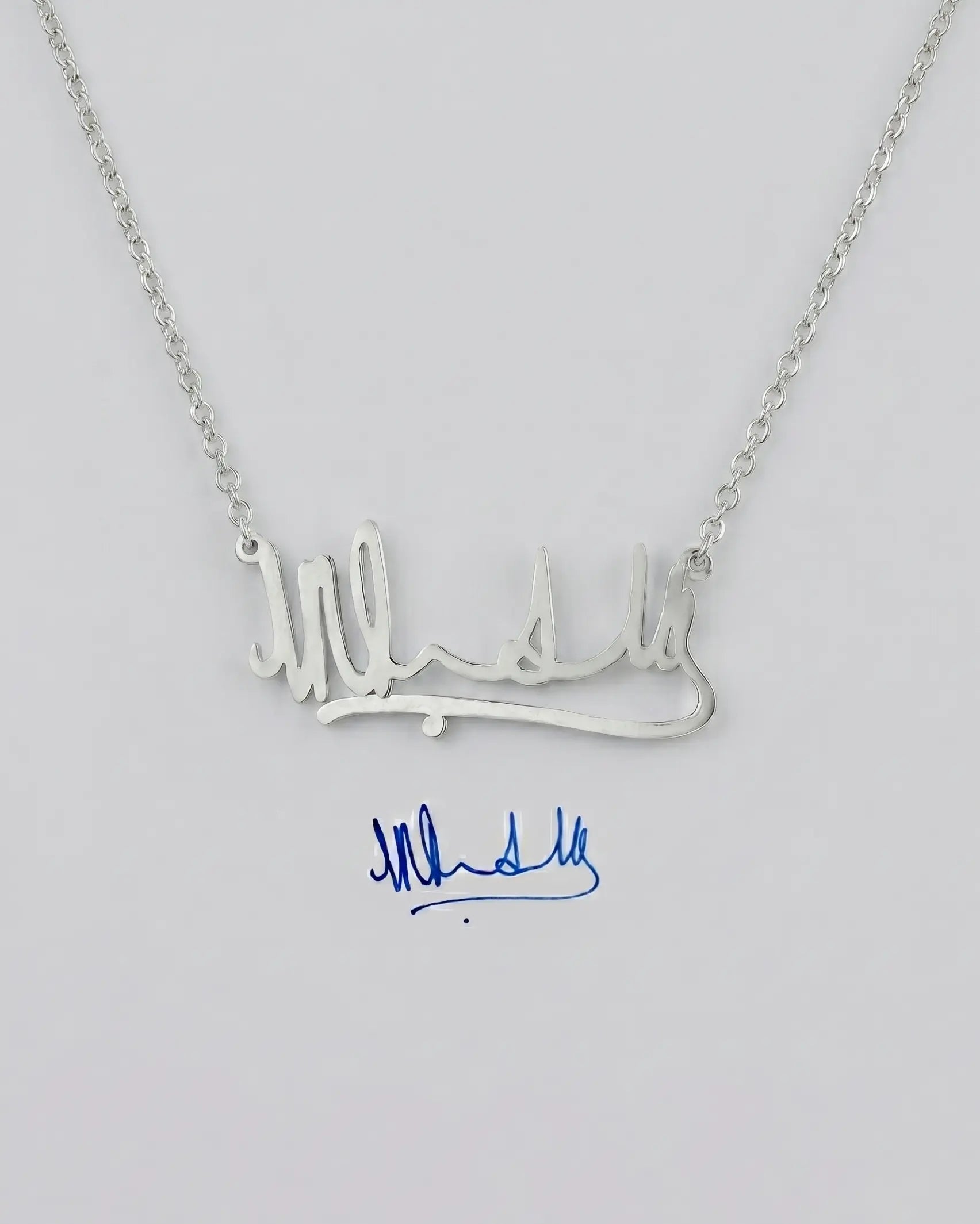 Personalize Your Handwritten Signature Necklace - Fashion Necklace by BLINGLANE