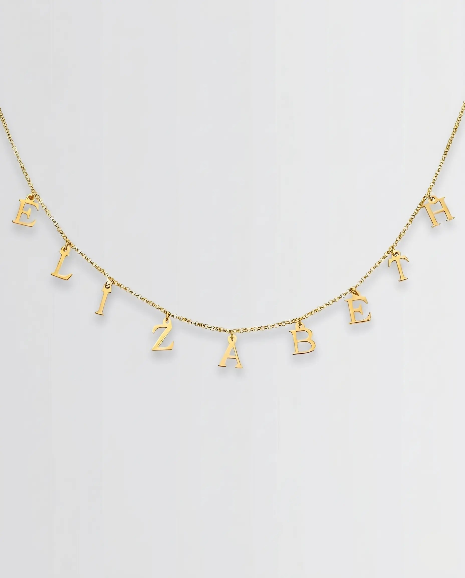Personalize Your Initial Letters Necklace - Fashion Necklace by BLINGLANE