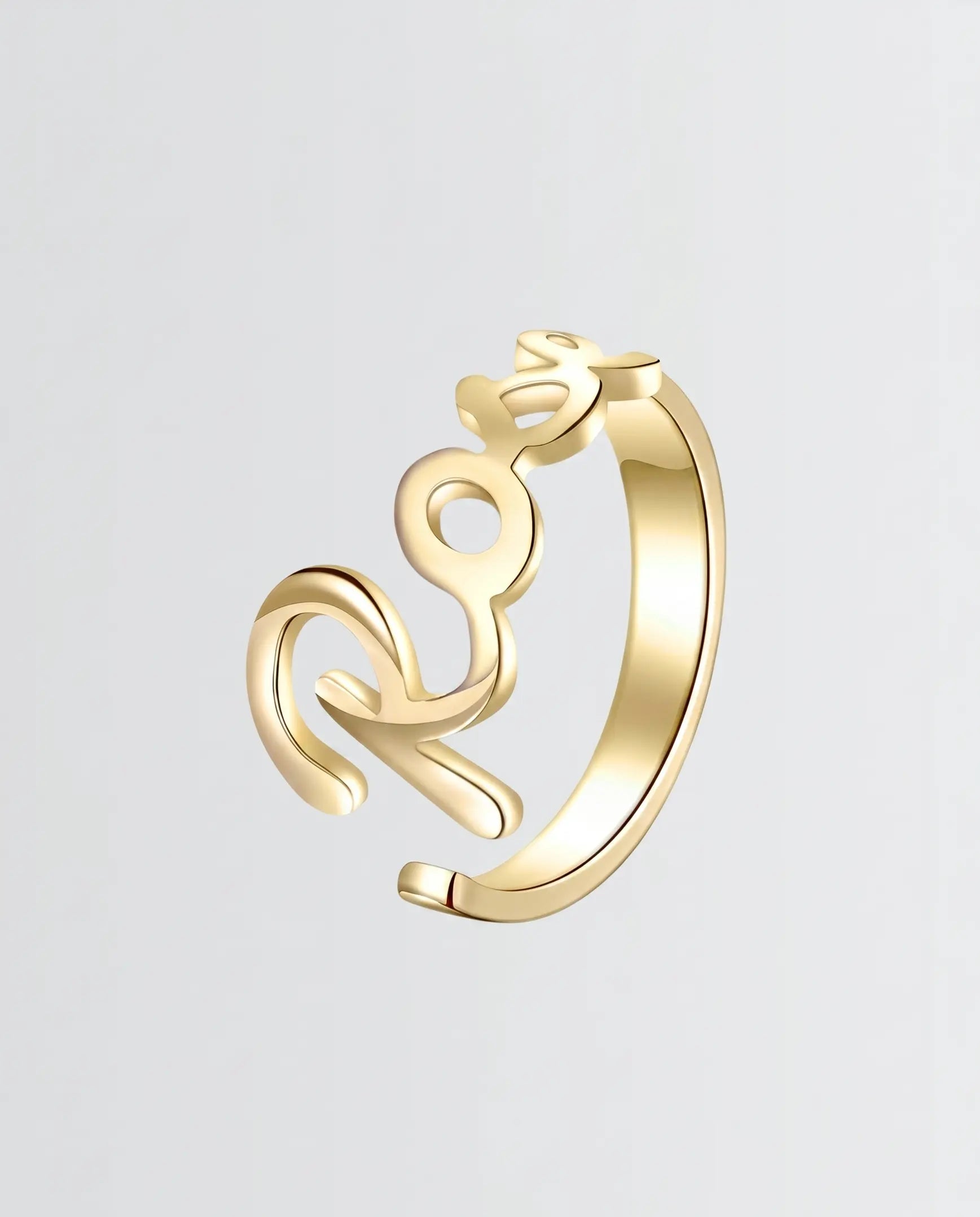 Personalize Your Name Bold Ring - Fashion Ring by BLINGLANE