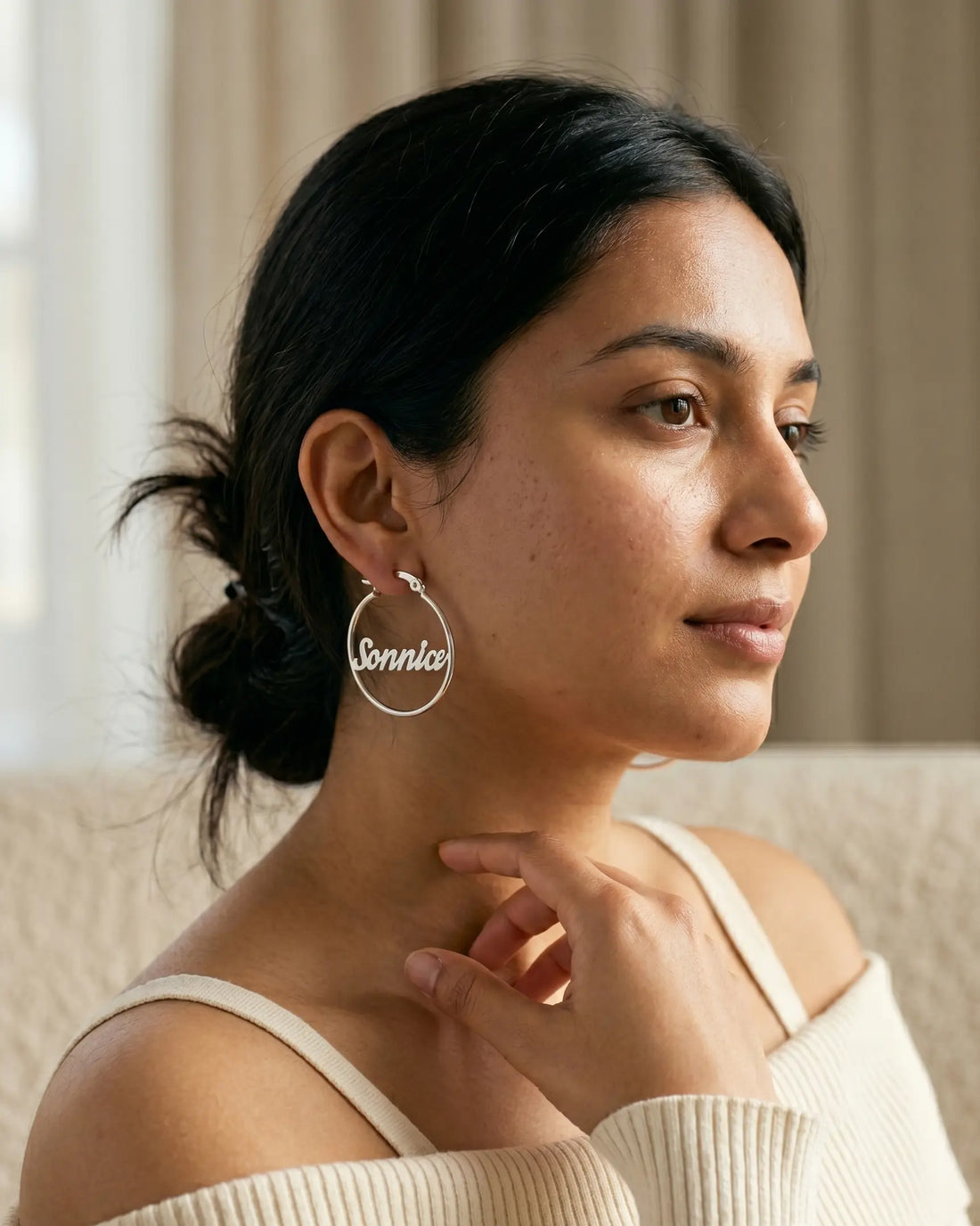 Personalize Your Name Hoop Earrings - Fashion Earrings by BLINGLANE