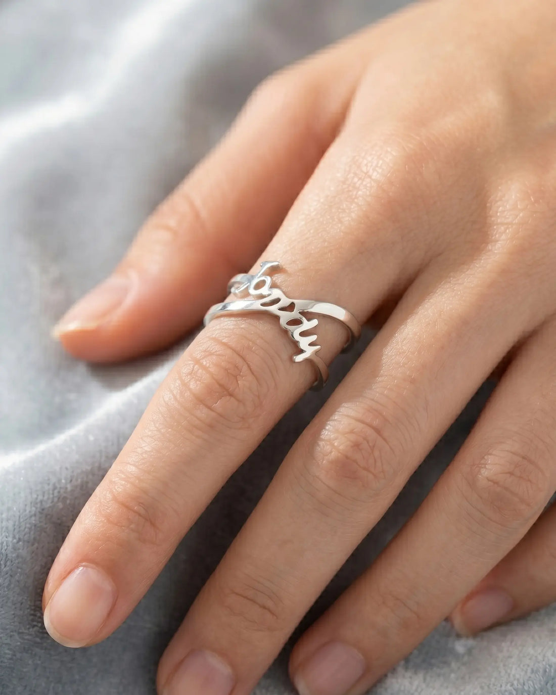 Personalize Your Name Infinity Ring - Fashion Ring by BLINGLANE